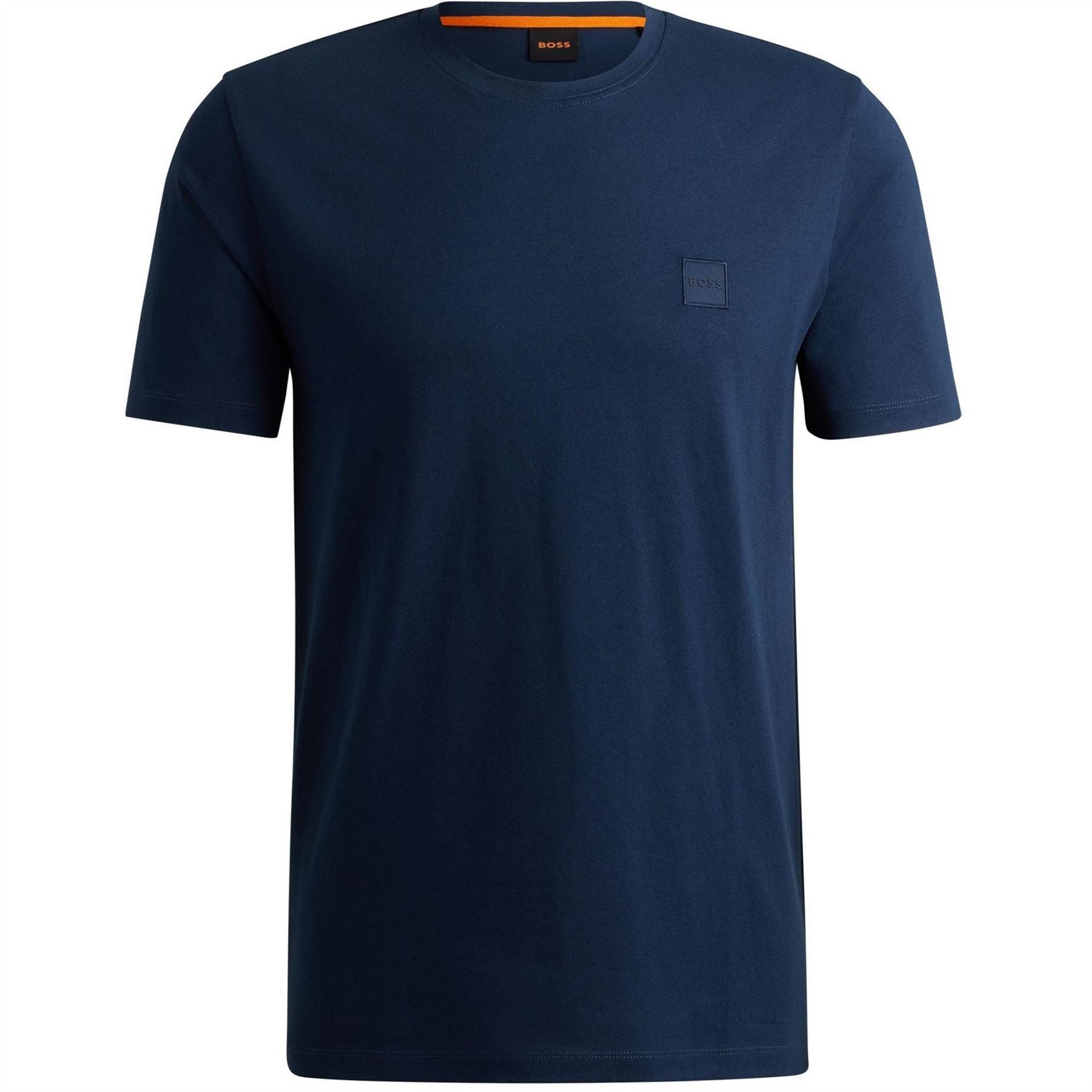 Boss BOSS ORANGE Tales T Shirt with Logo Patch Premium Cotton