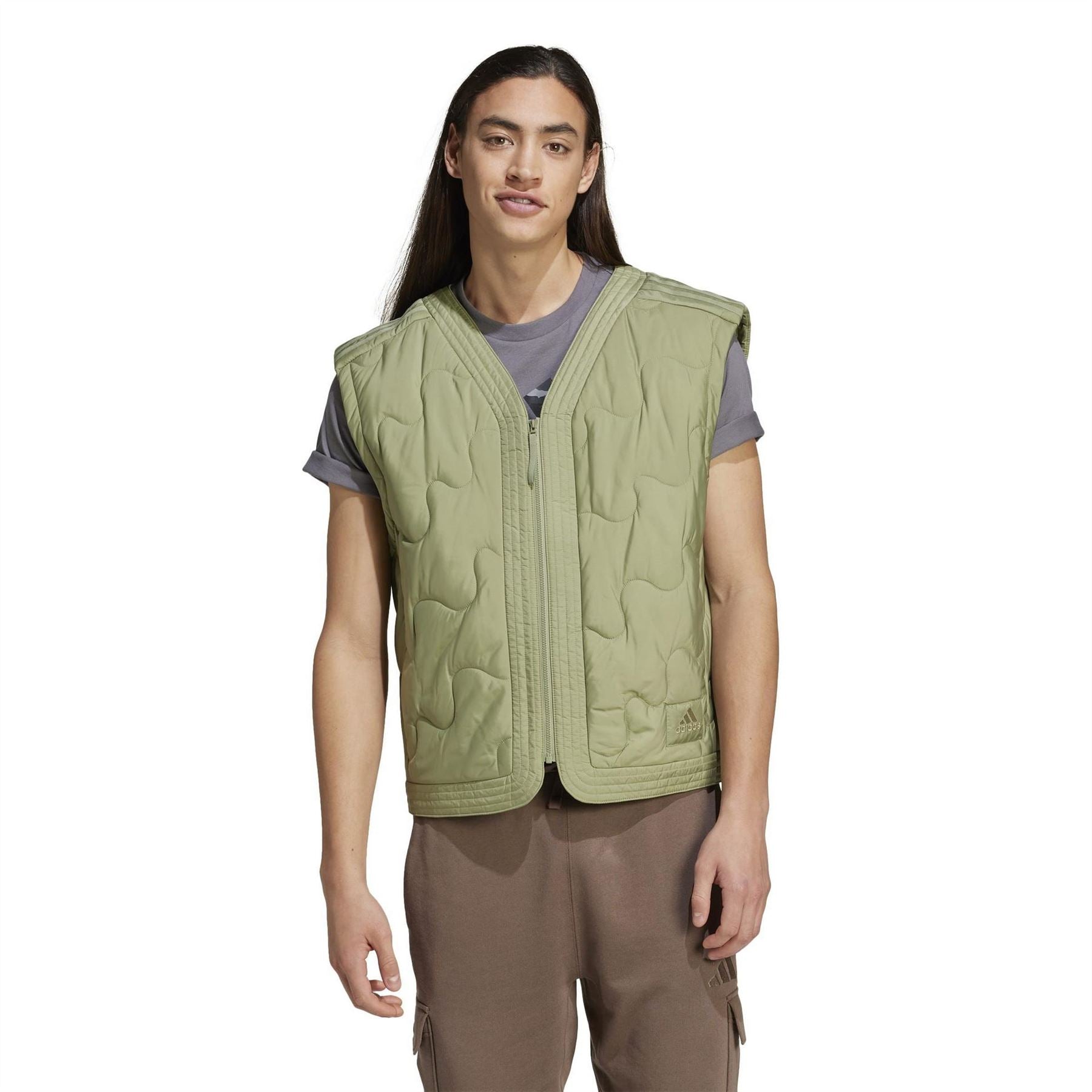 adidas Nuganic Light Insulation Sleeveless Recycled Gilet