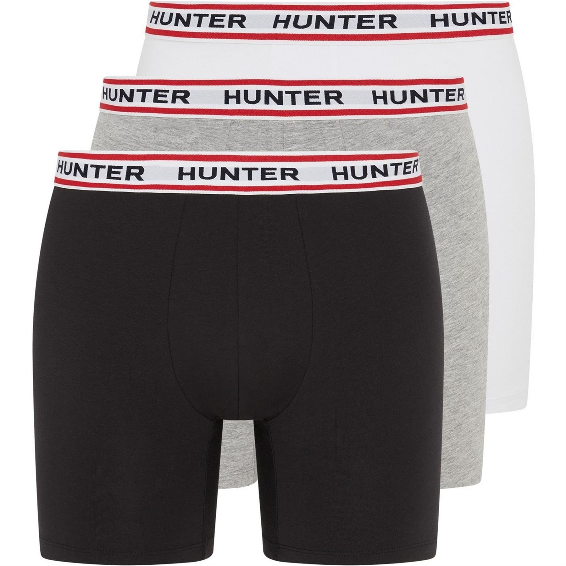 Hunter Mens 3 Pack Boxer Briefs