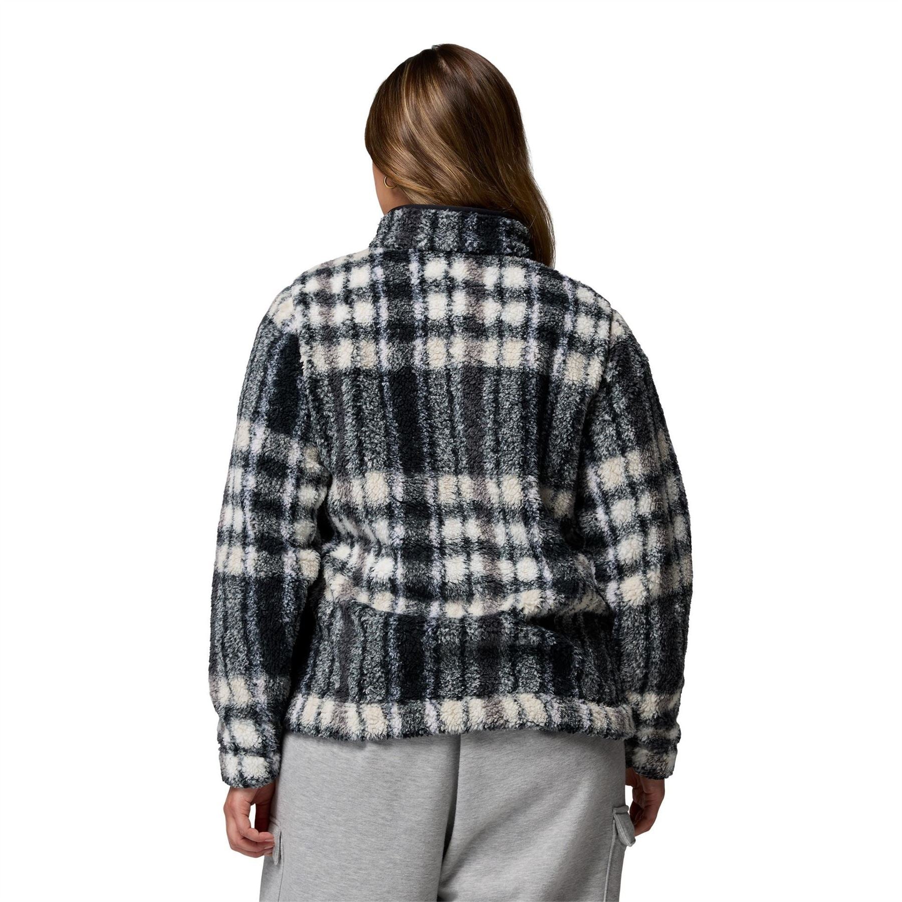 Columbia Funnel Neck High Collar Long Sleeve Sweatshirt