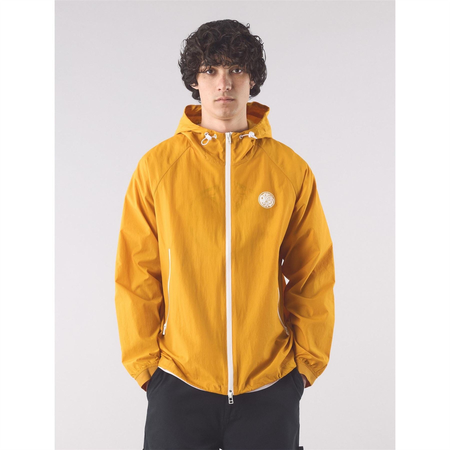 Pretty Green Denton Hooded Rain Jacket with Elasticated Cuff