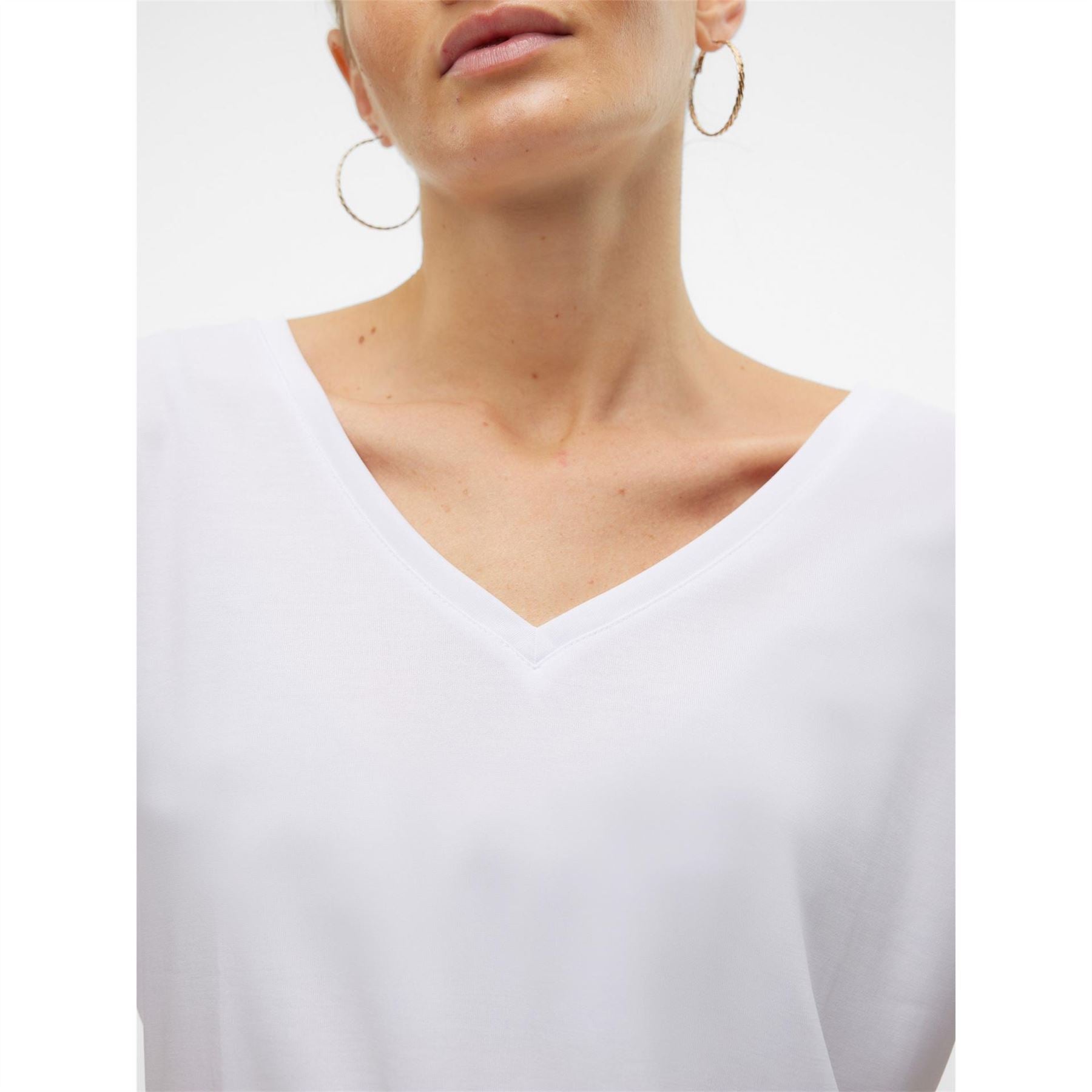 Vero Moda Filli Short Sleeve V Neck Regular Fit T-Shirt