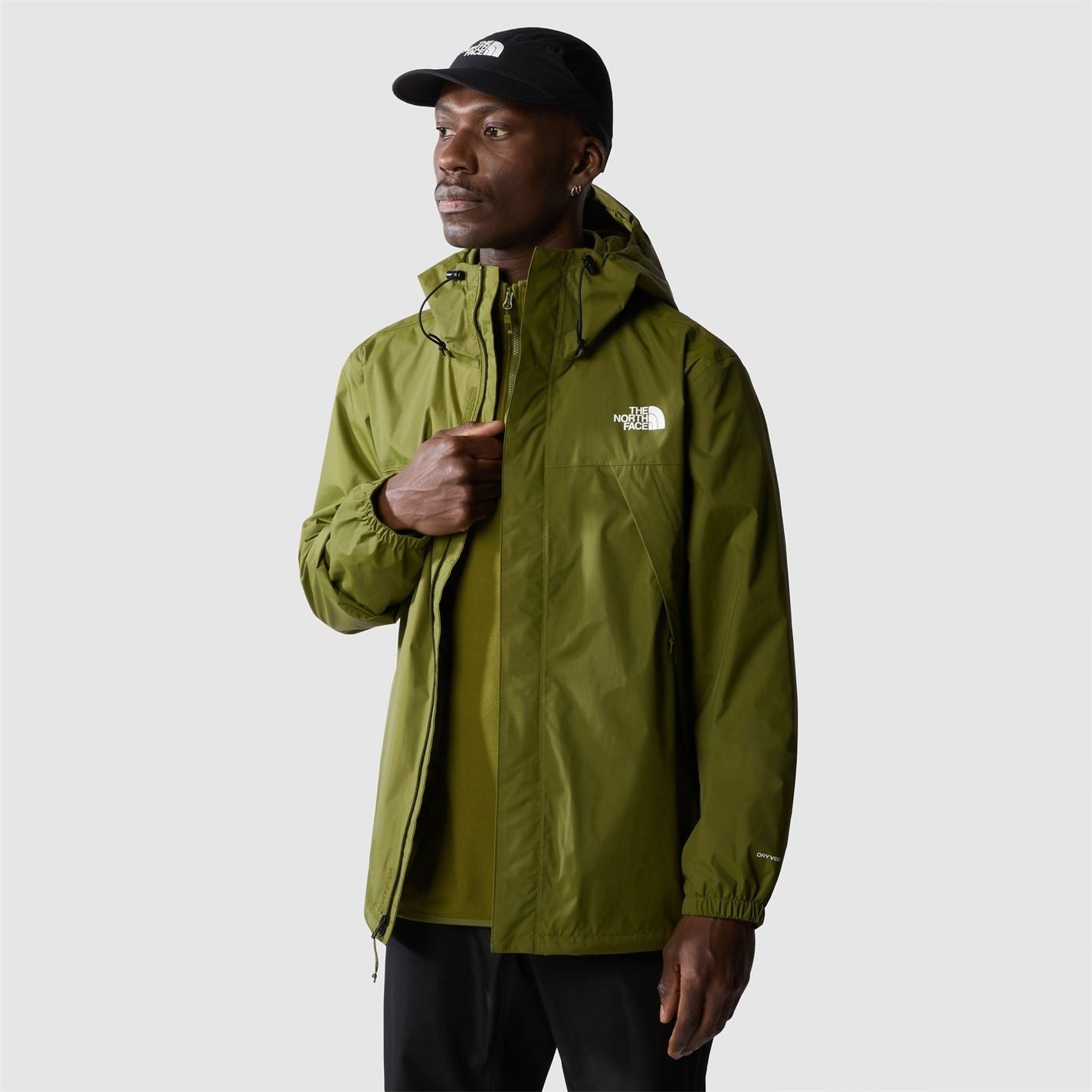 The North Face Antora Solid Patterned Hooded Rain Jacket