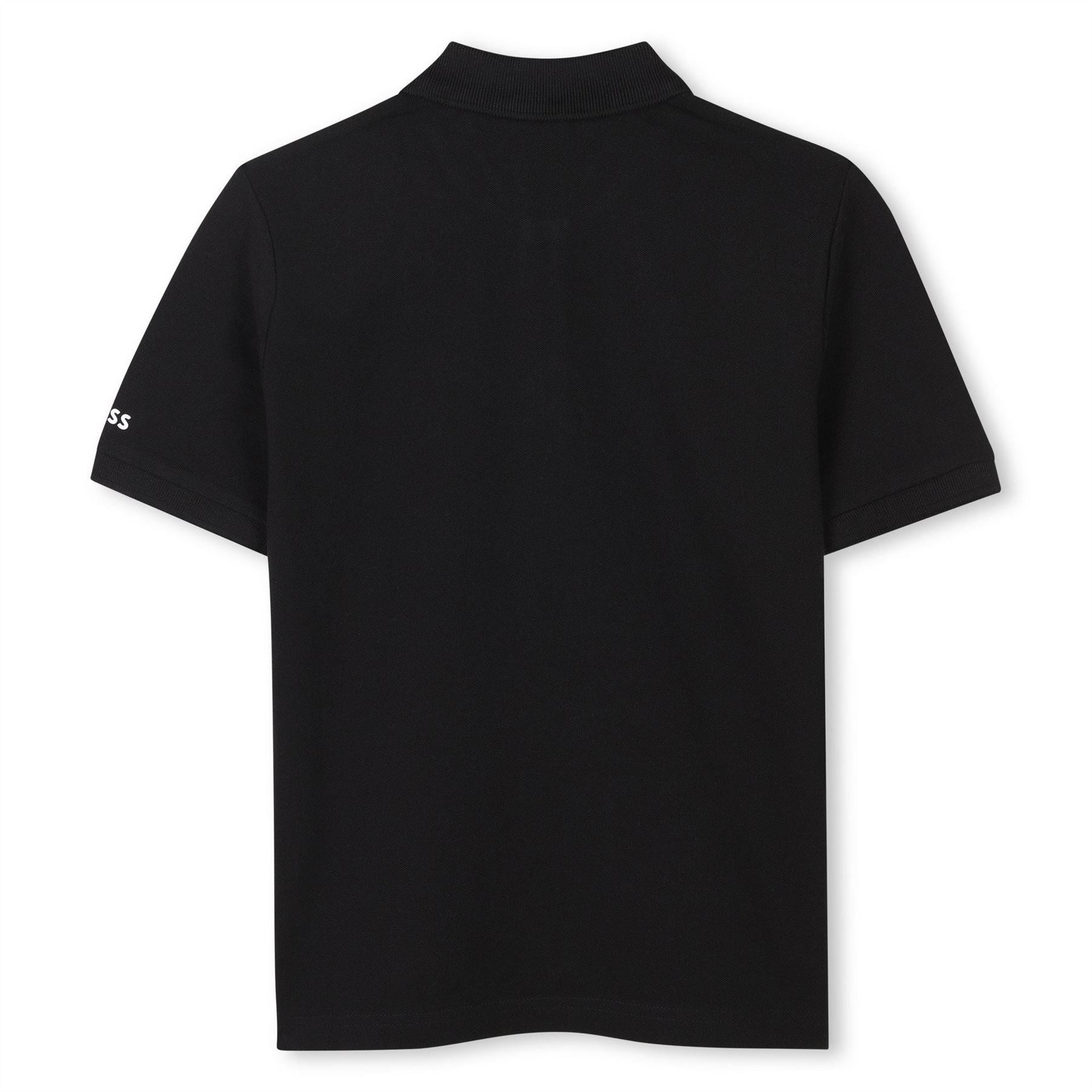 Boss Striped Lightweight Short Sleeve Polo Shirt