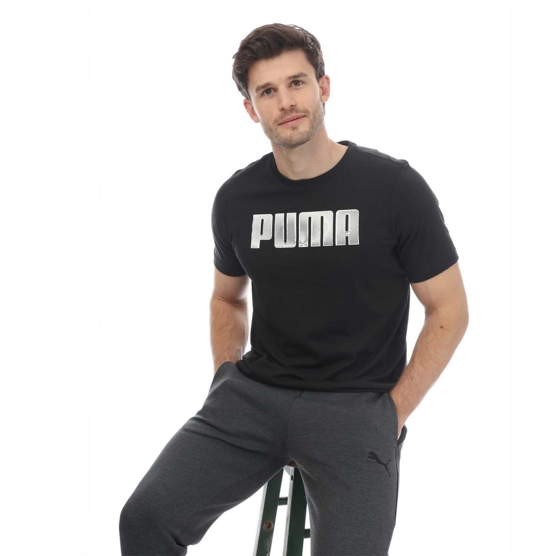 Puma Mens Mass Merchants Style Tee T-Shirt