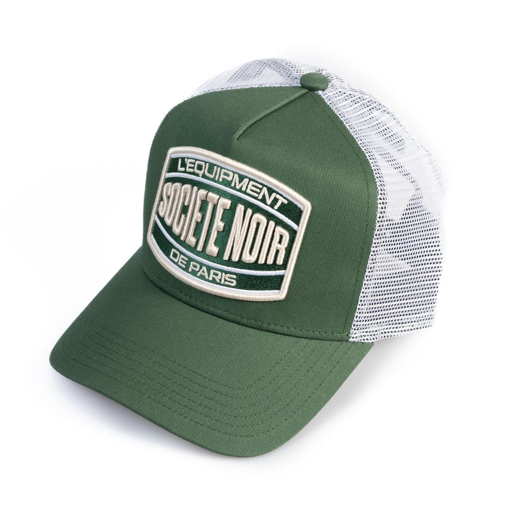 Societe Noir Logo Lettering Adjustable Trucker Cap