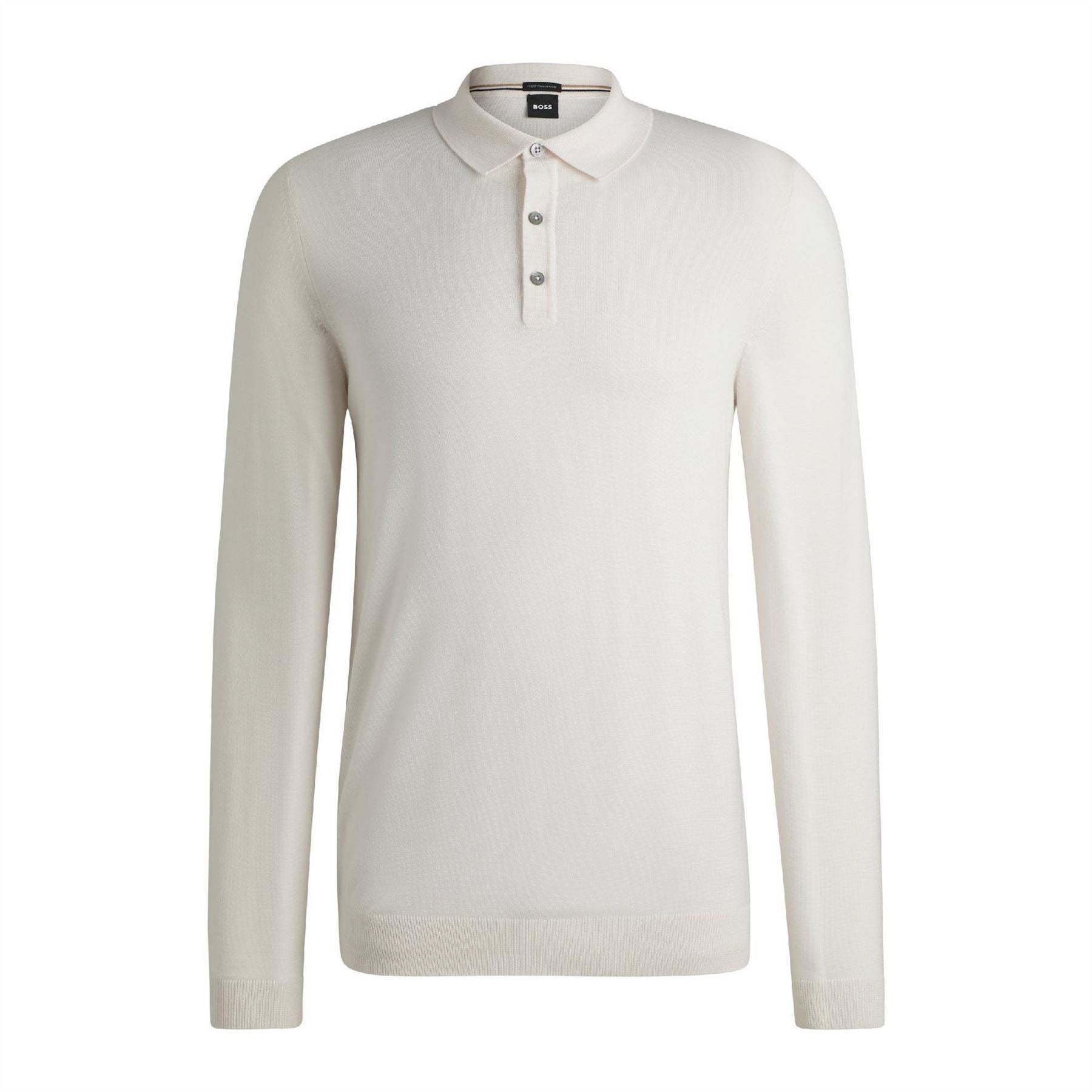 Boss Collared Neck Long Sleeve Regular Fit Shirt