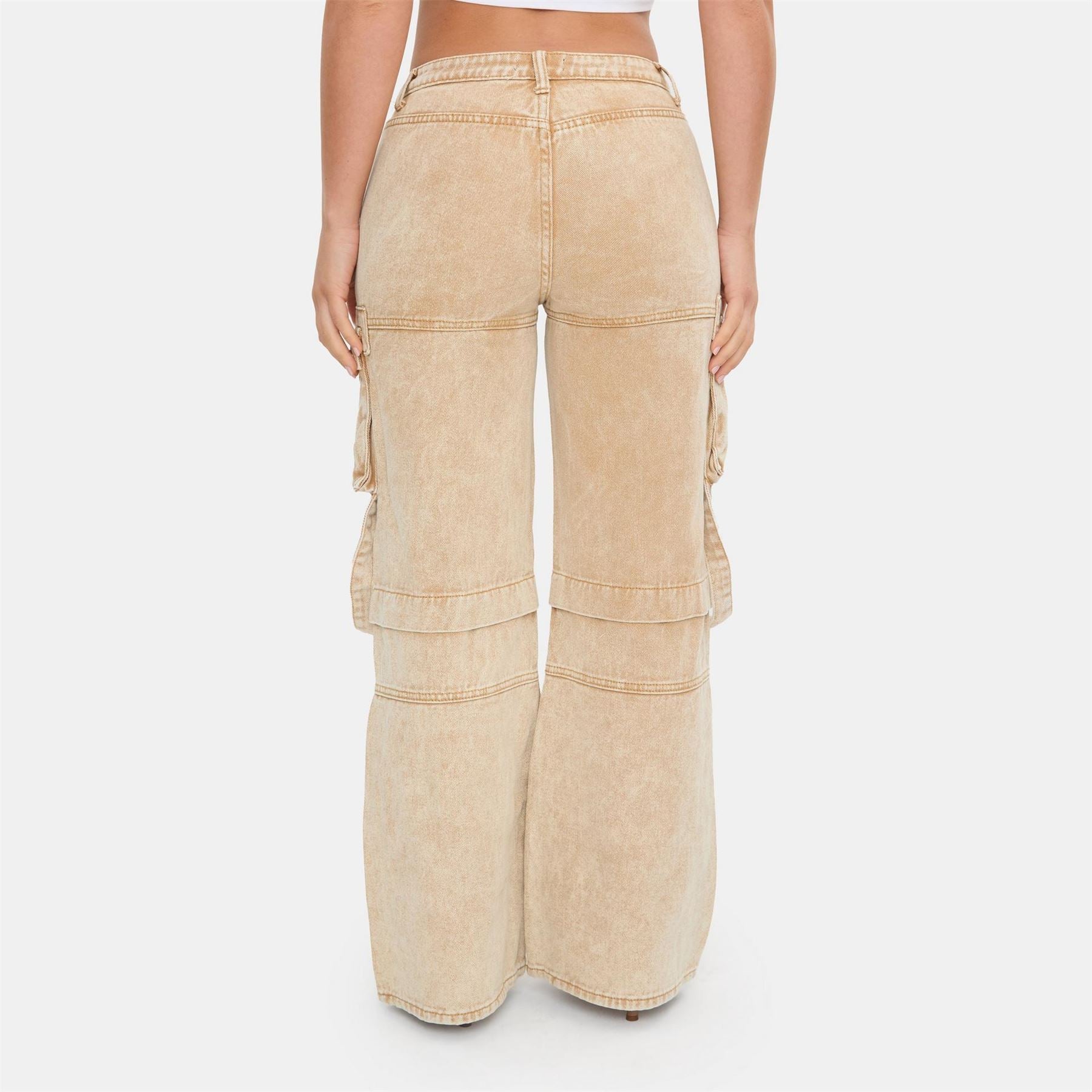 I Saw It First Rise Cargo Jeans
