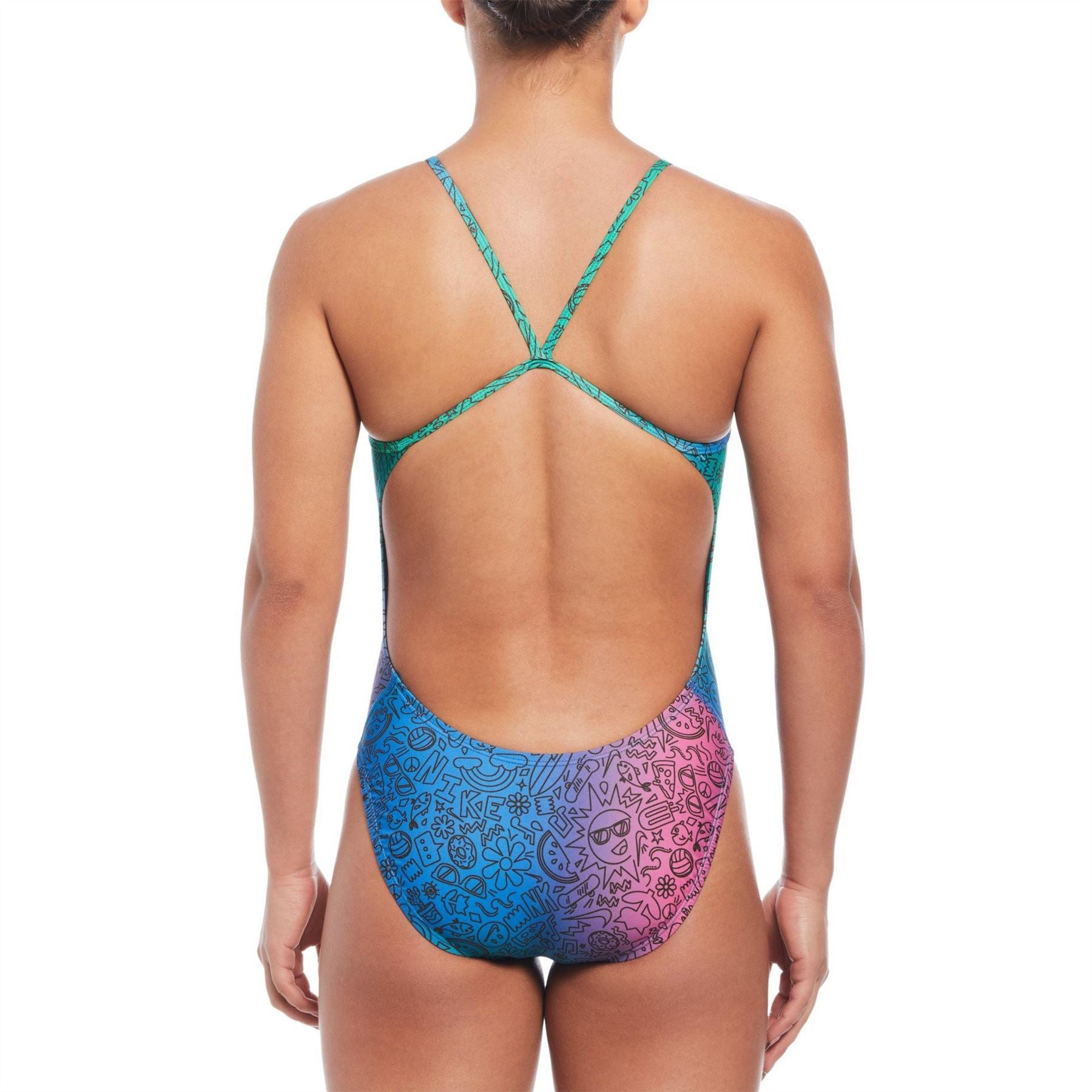 Nike Swim Hydra Strong Cutout One Piece Swimsuit