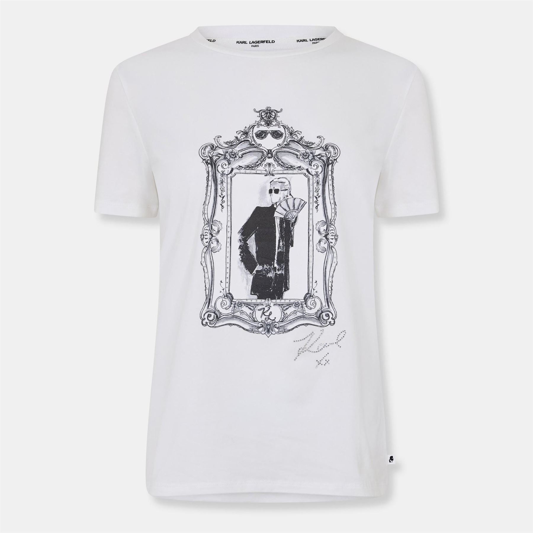 Karl Lagerfeld Crew Neck Short Sleeve T-Shirt