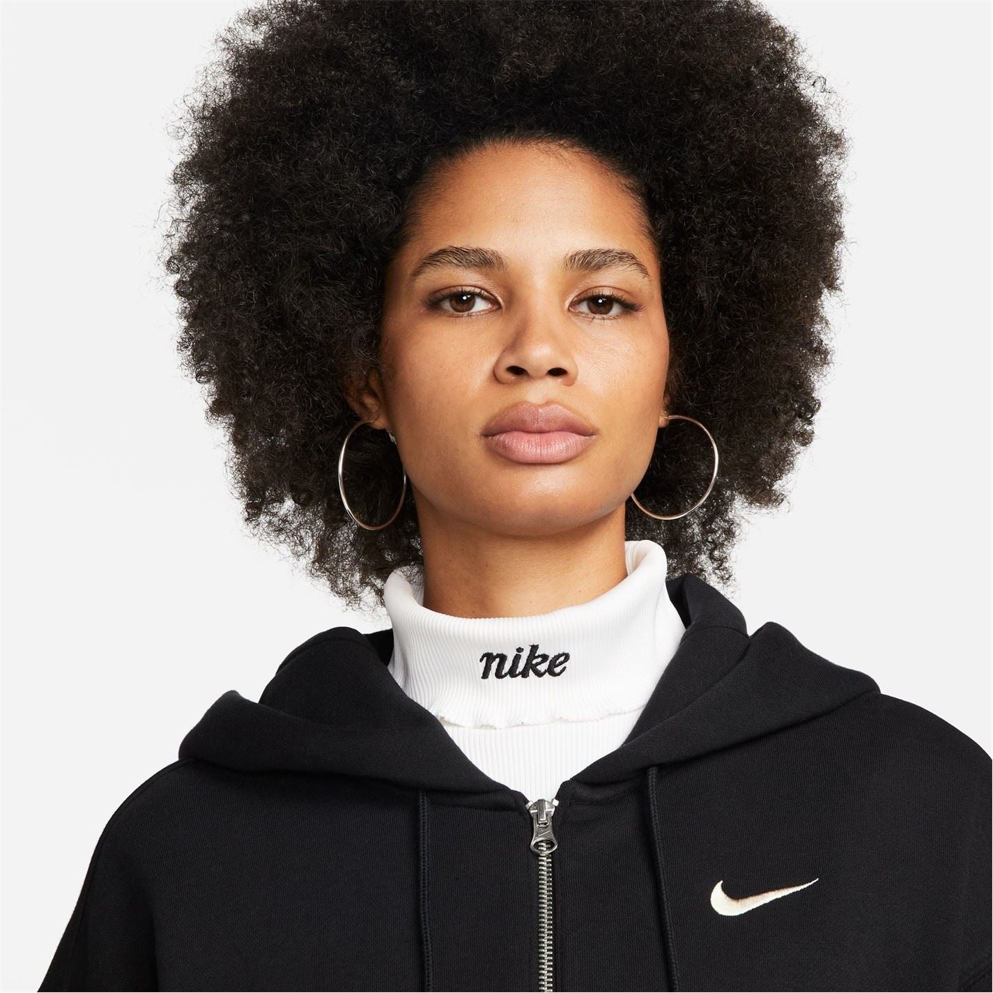 Nike Womens Sportswear Phoenix Fleece Oversized Full Zip Hoodie