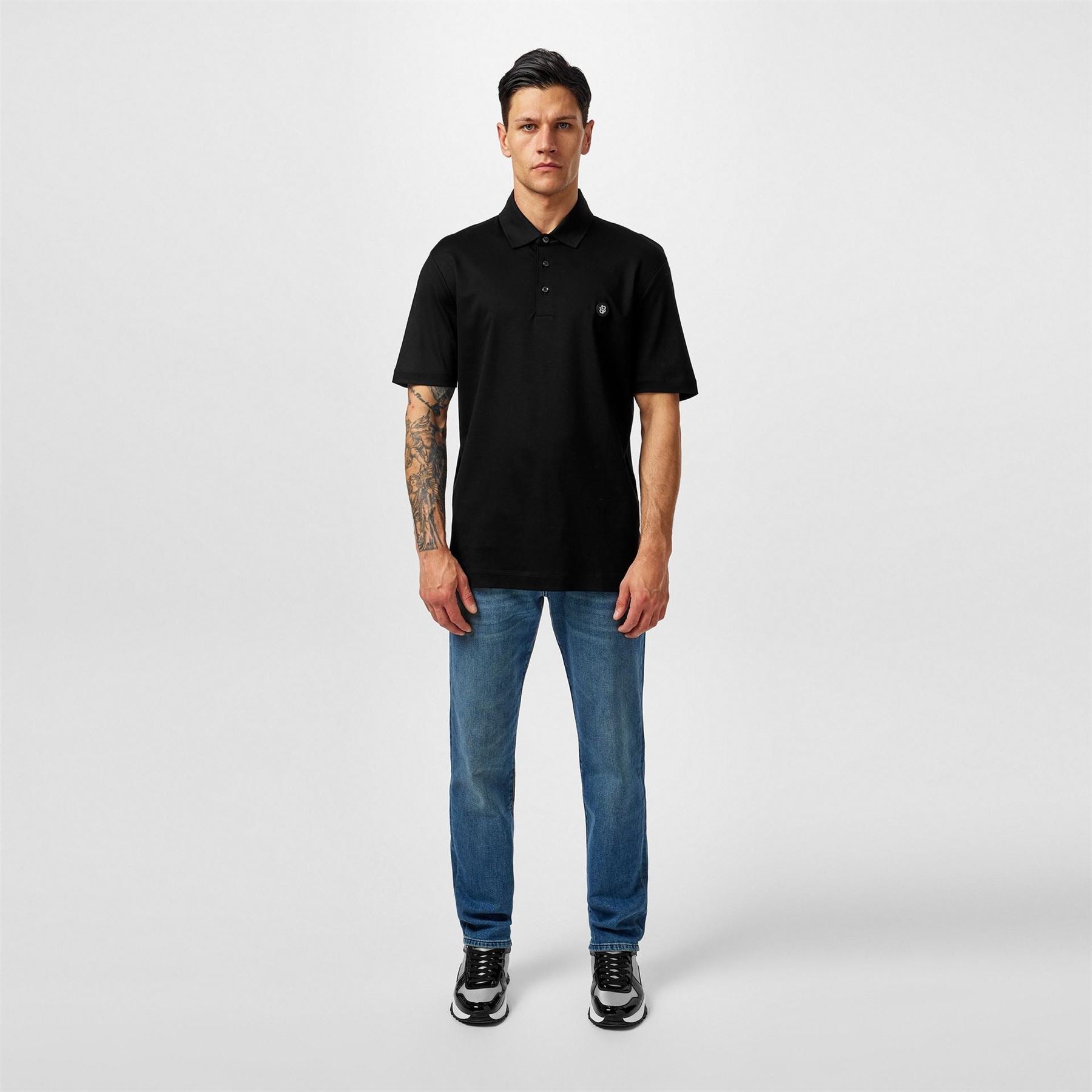 Boss BOSS BLACK Parris Polo Signature Monogram Shirt