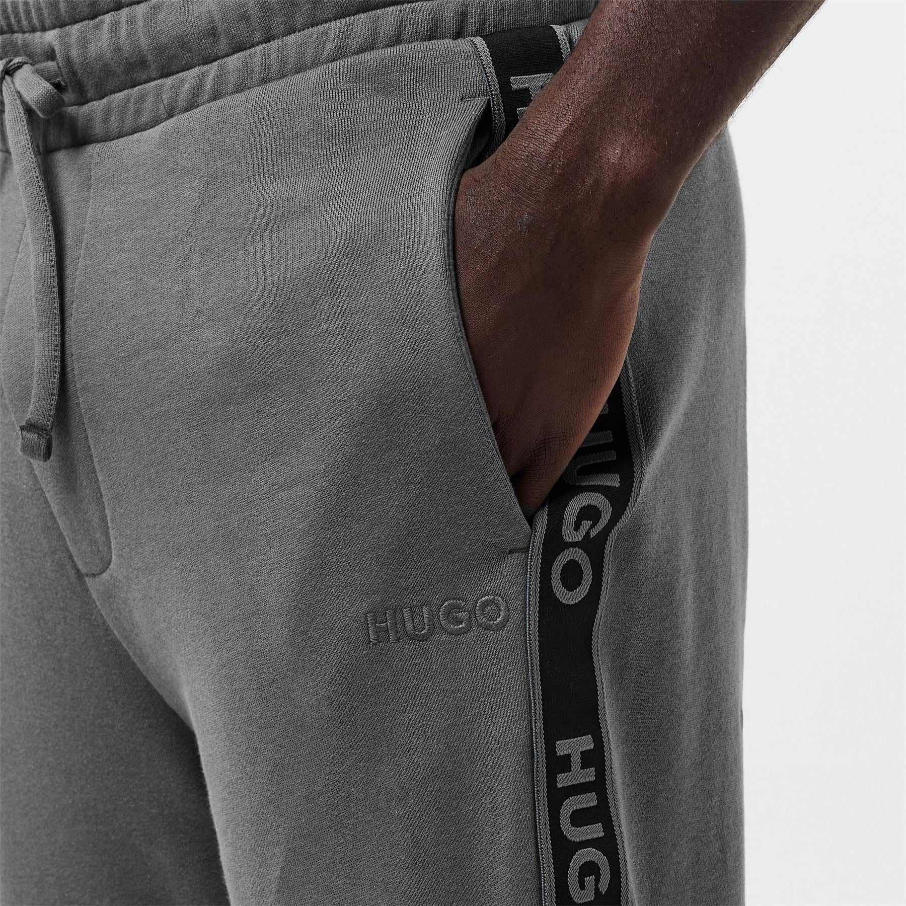Hugo HUGO Bodywear Liam Closed Hem Soft Fleece Joggers with Elasticated Cuffs