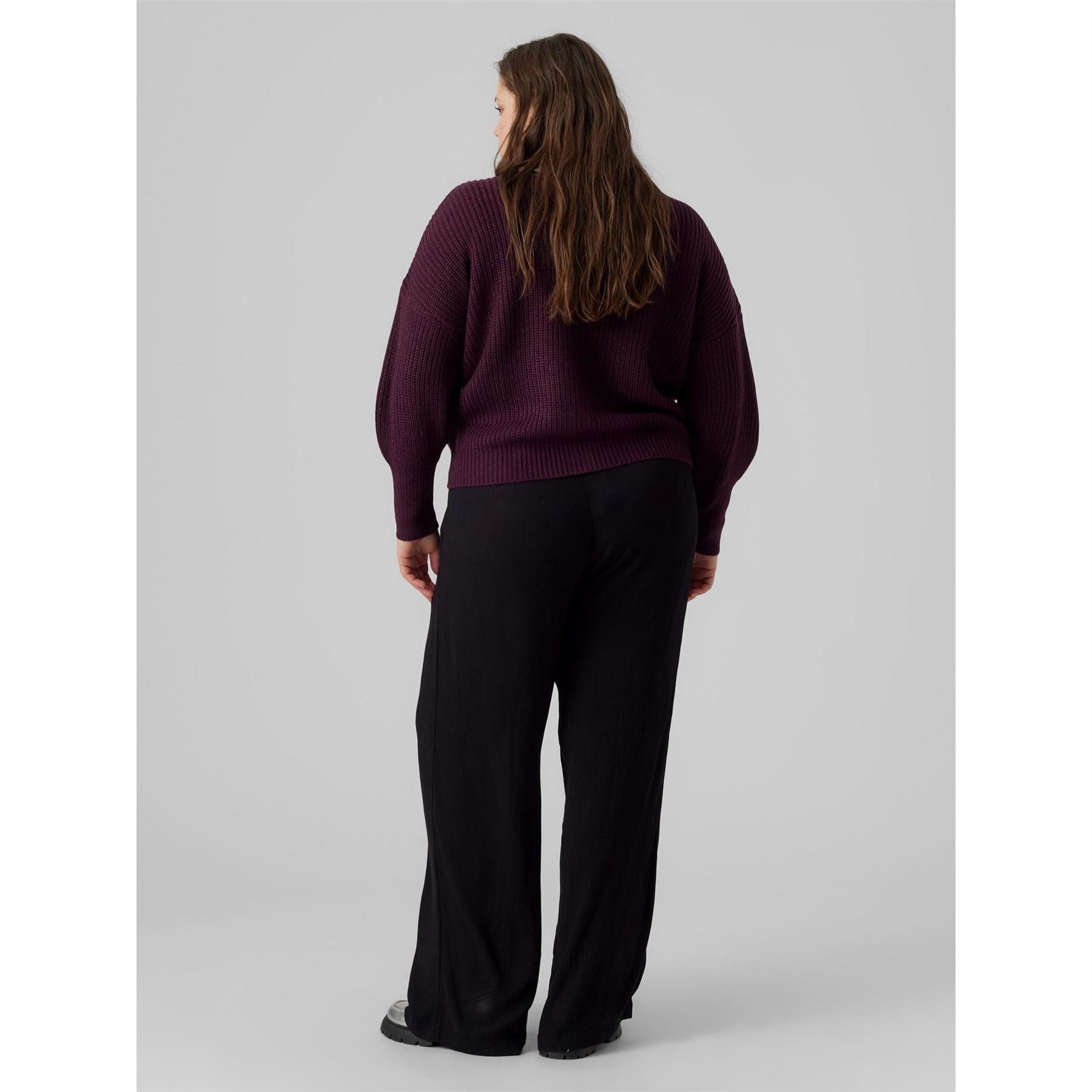 Vero Moda V-Neck Relaxed Fit Long Sleeve Sweater