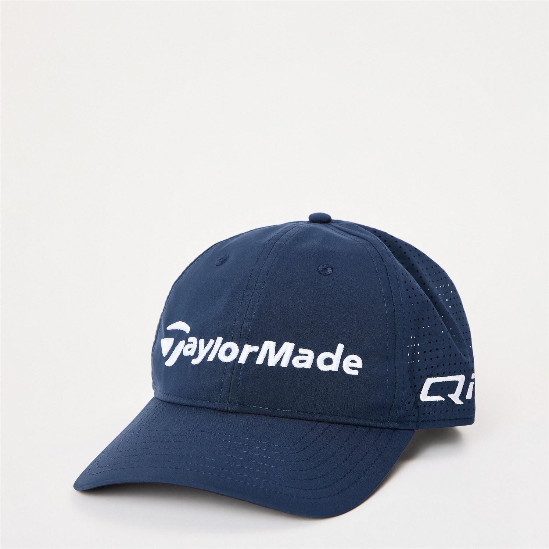 TaylorMade Wordmark Logo Embroidered Pre Curved Brim Baseball Cap