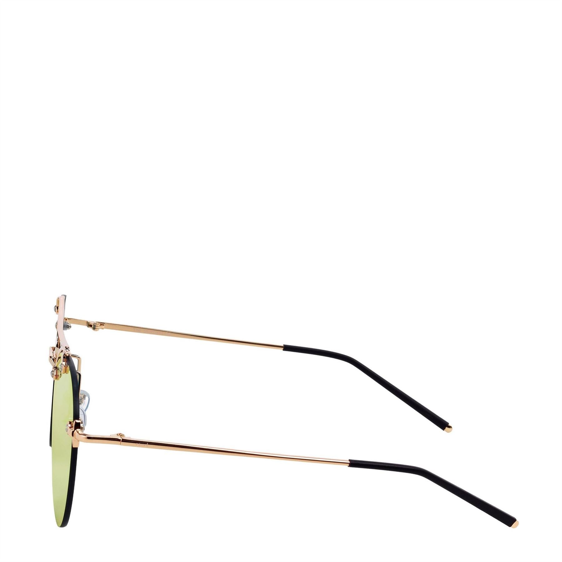 Prive Revaux R The Dutchess Rimless Double Bridge Aviator Sunglasses