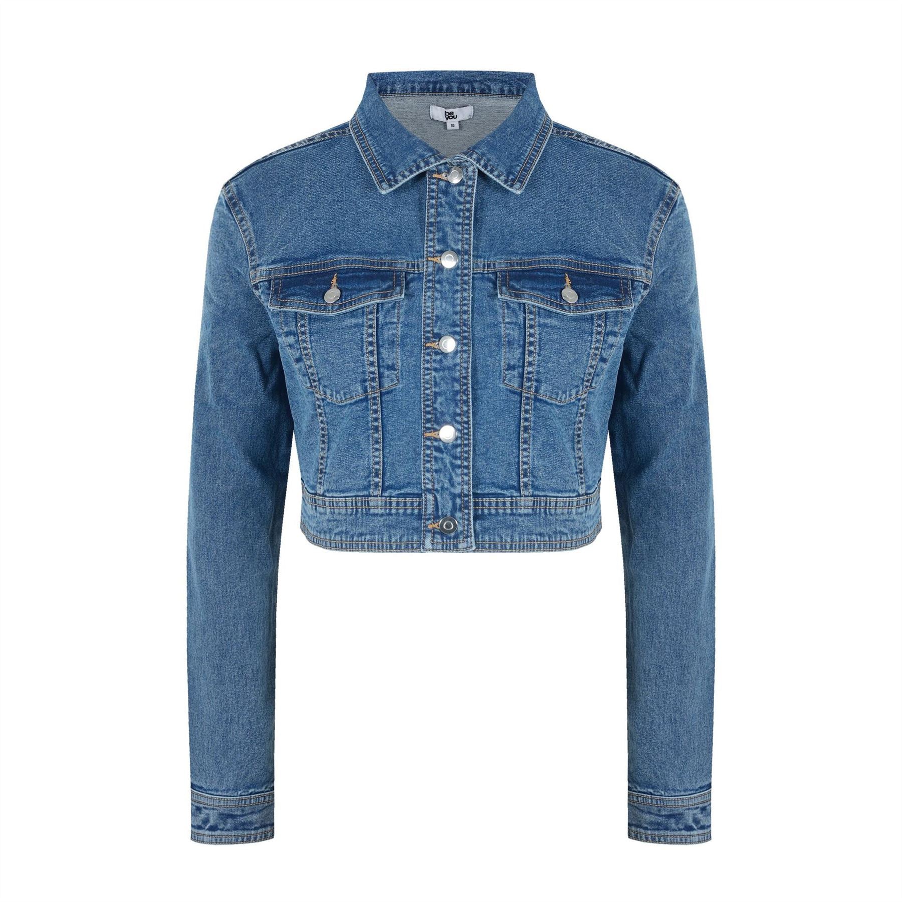 Be You Cropped Denim Jacket