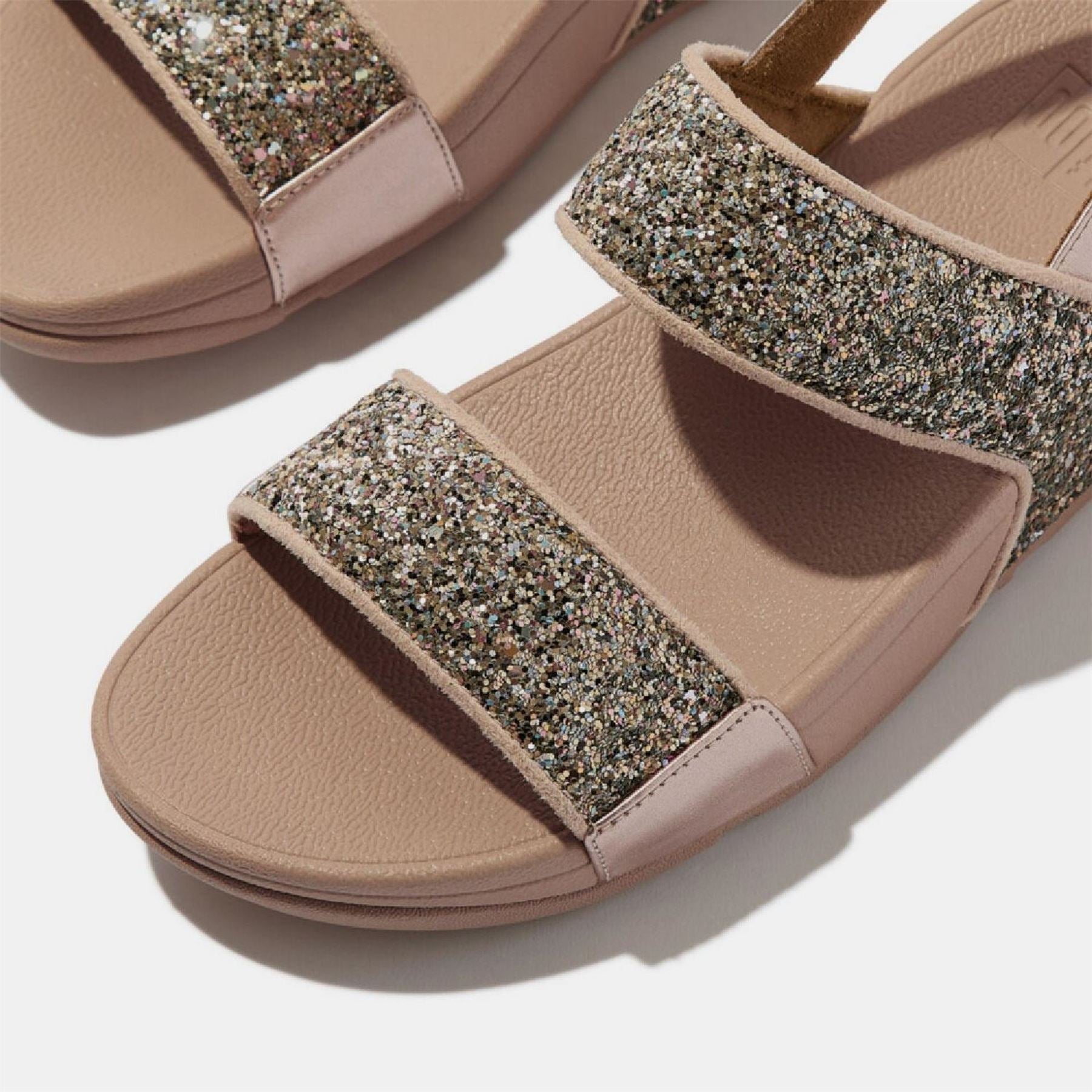 Fitflop Multi Tonal Giltter Back Strap Sandals