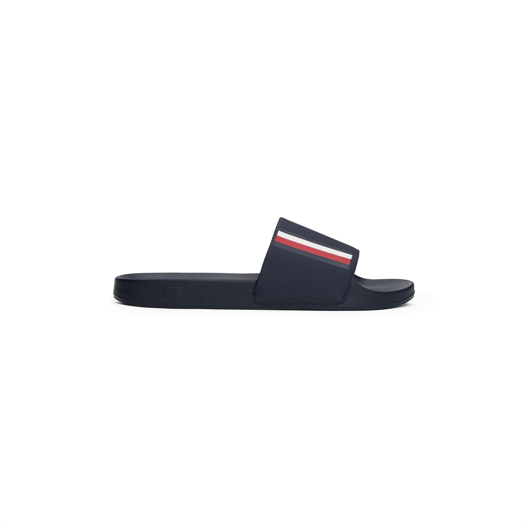 Tommy Hilfiger Textured Open Toe Pool Slides