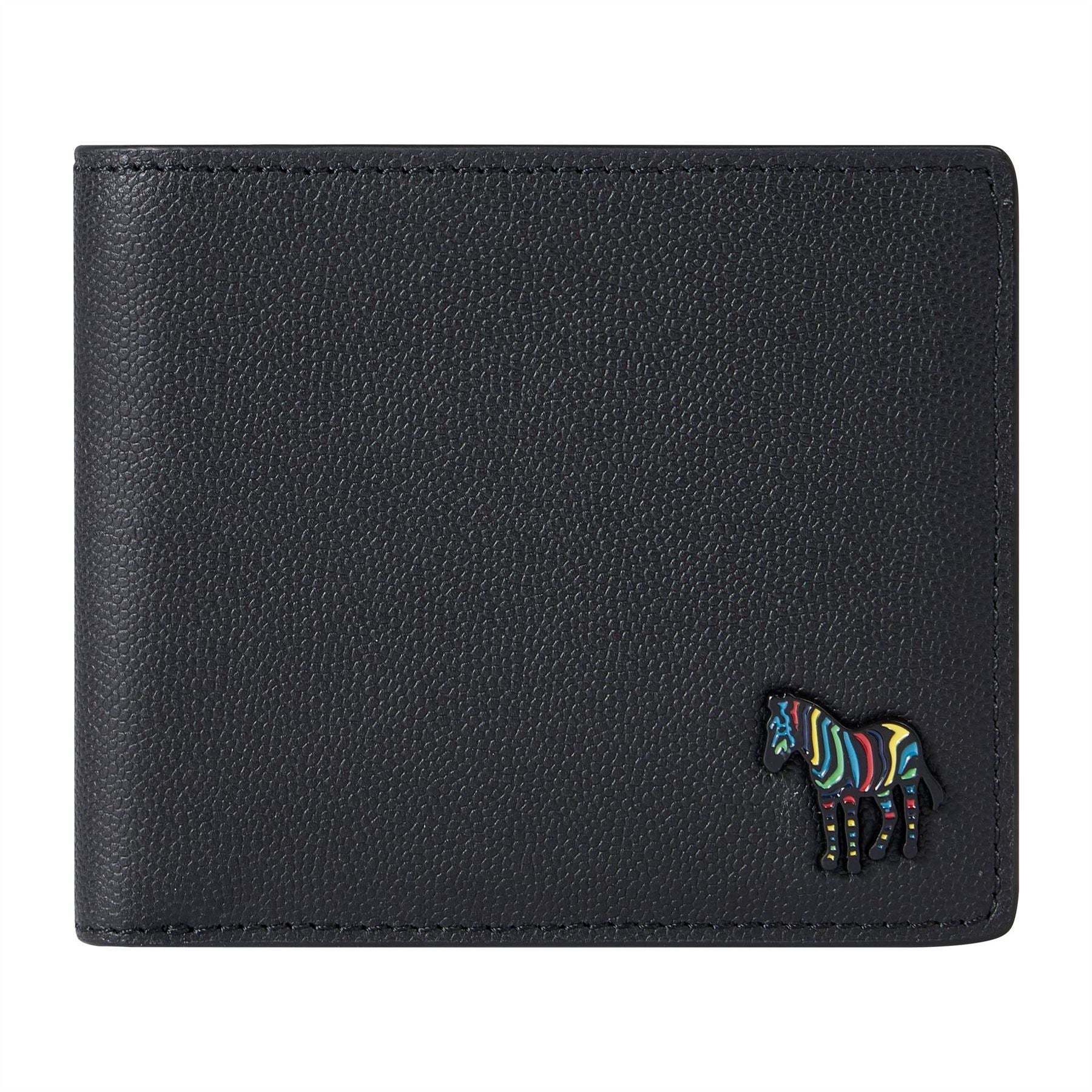 Paul Smith Leather Zebra Coin Billfold Wallet