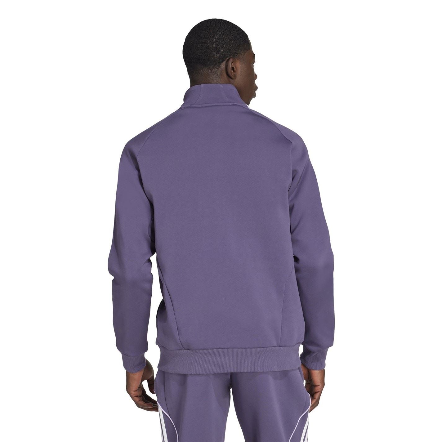 adidas Mens Manchester United Ubackpack Doubleknit Tracksuit Top