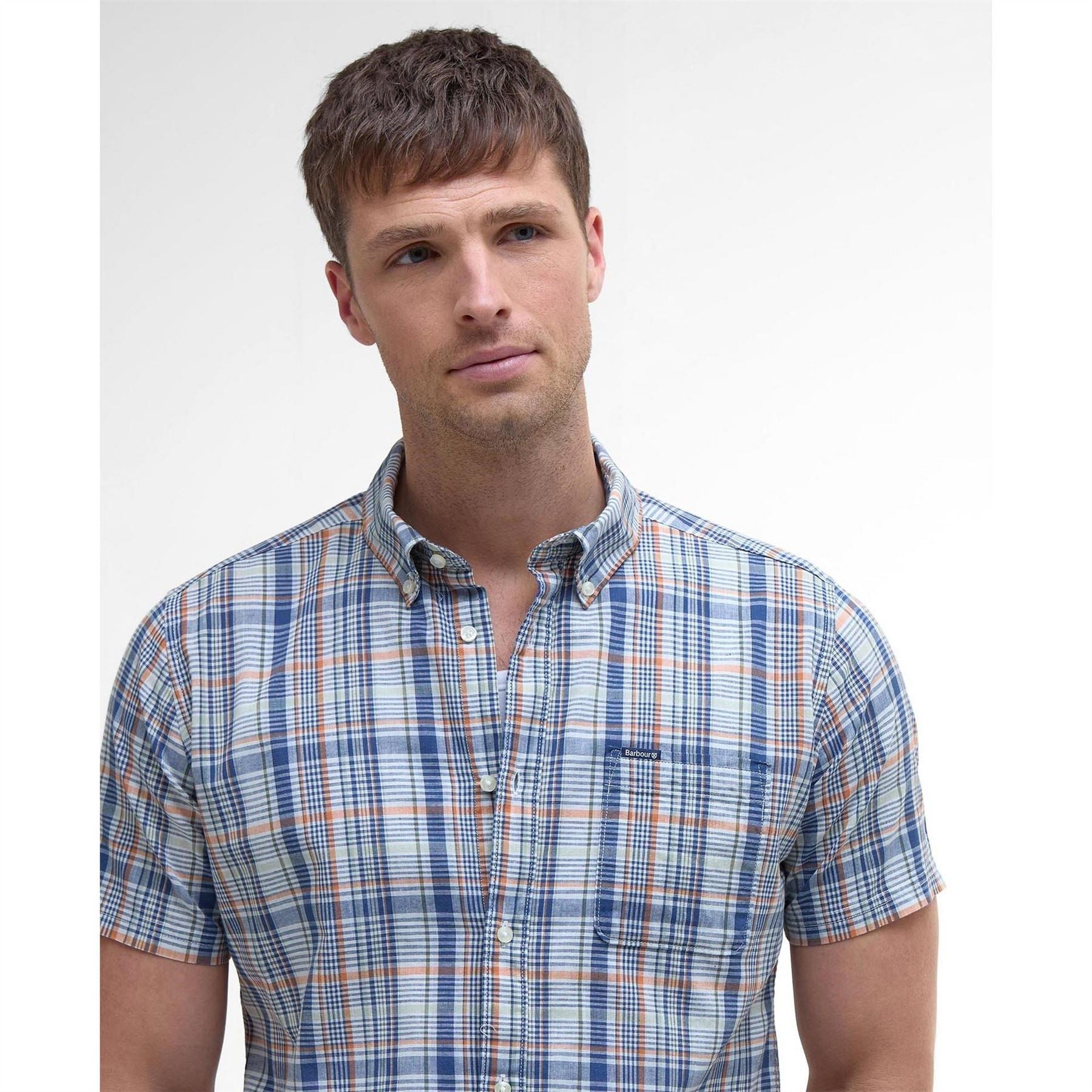 Barbour Elton Short Sleeve Patterned Shirt