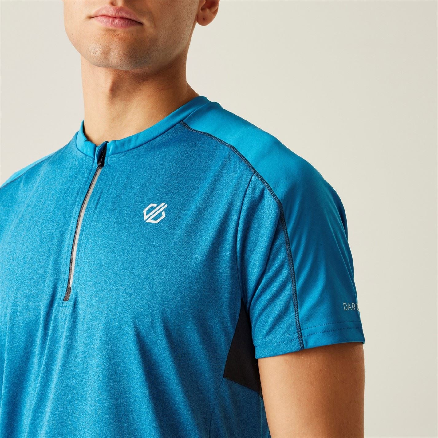 Dare 2b Zip Neck Regular Fit T-Shirt