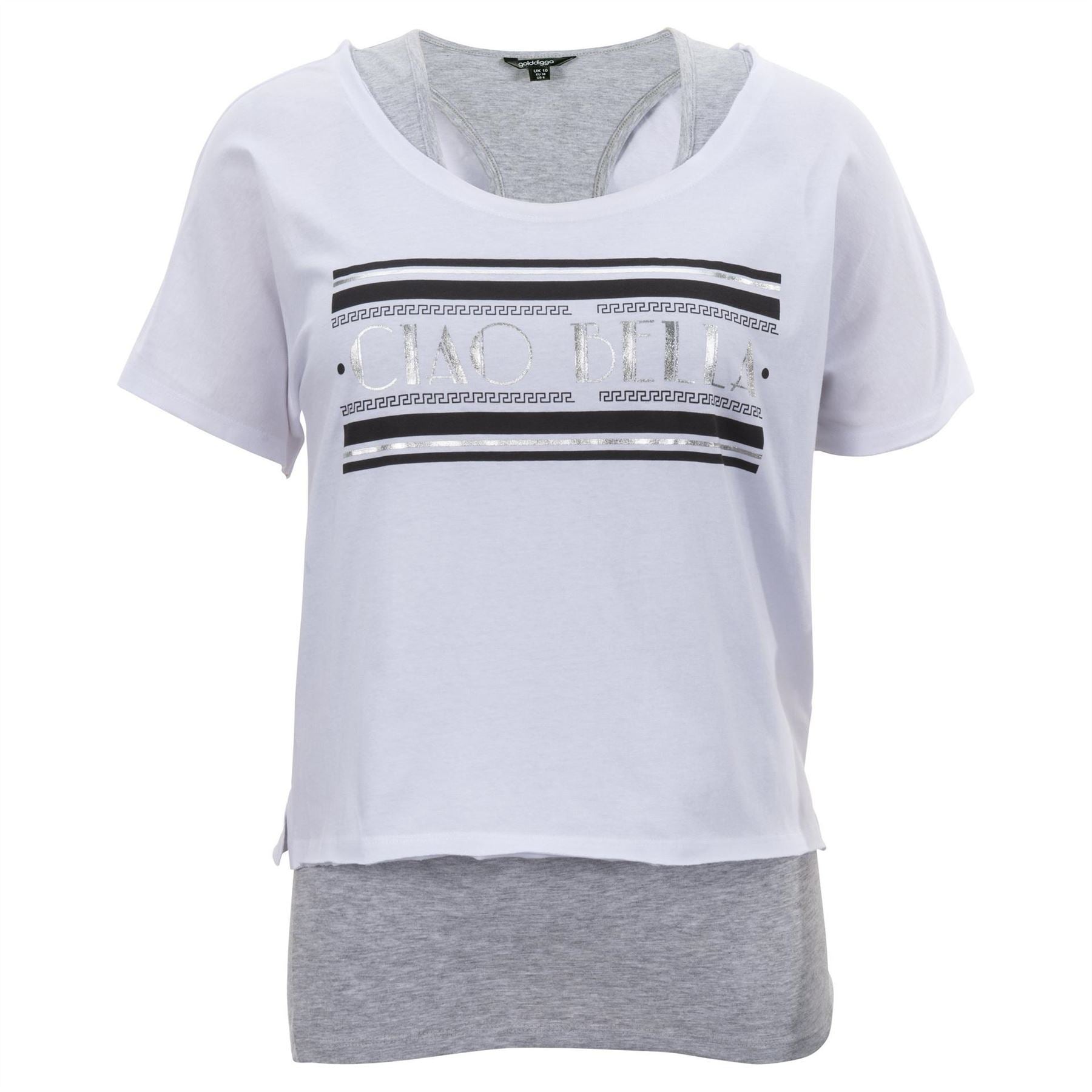 Golddigga Double Layer T-Shirt Ladies
