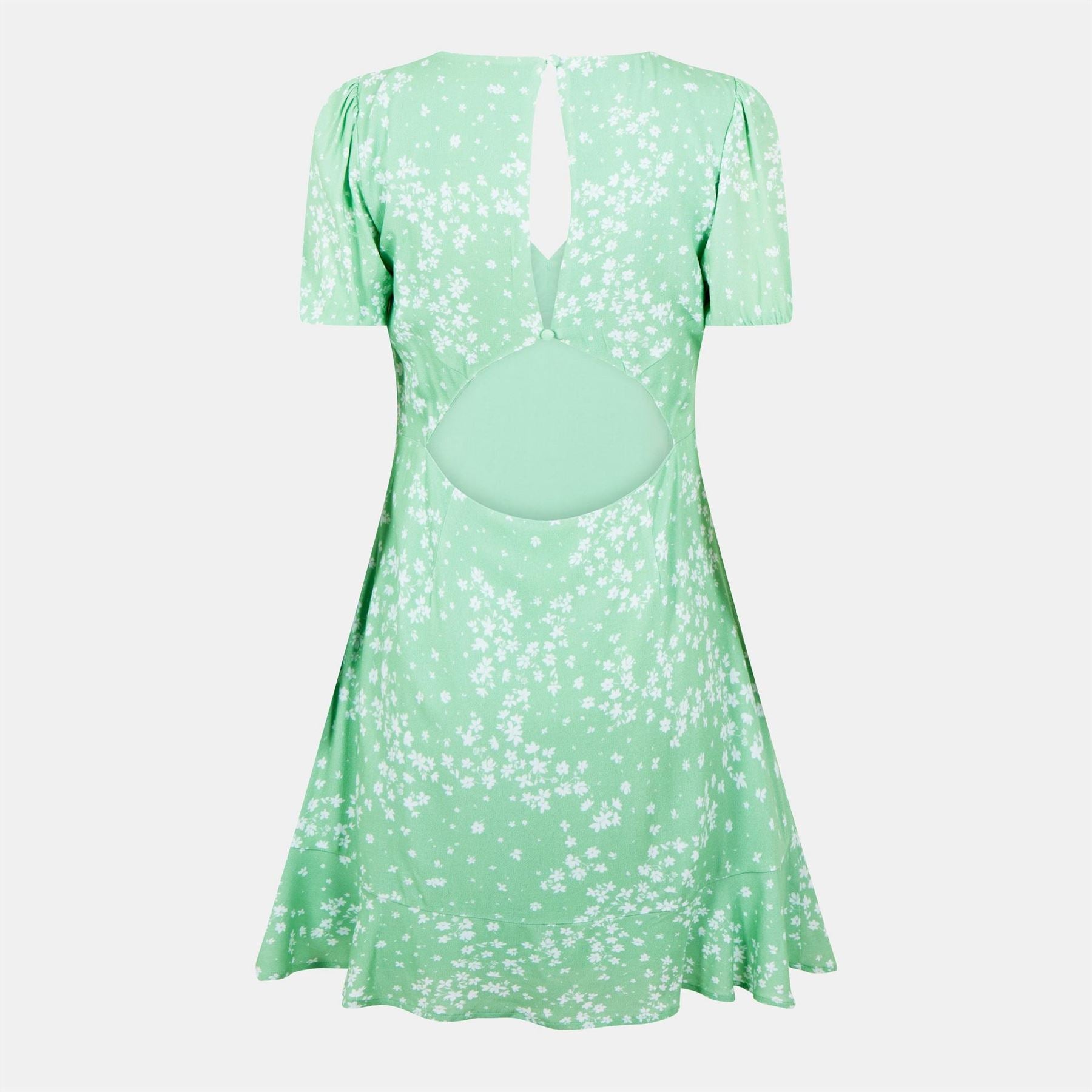 Jack Wills Cut Out V-Neck Mini A-Line Dress