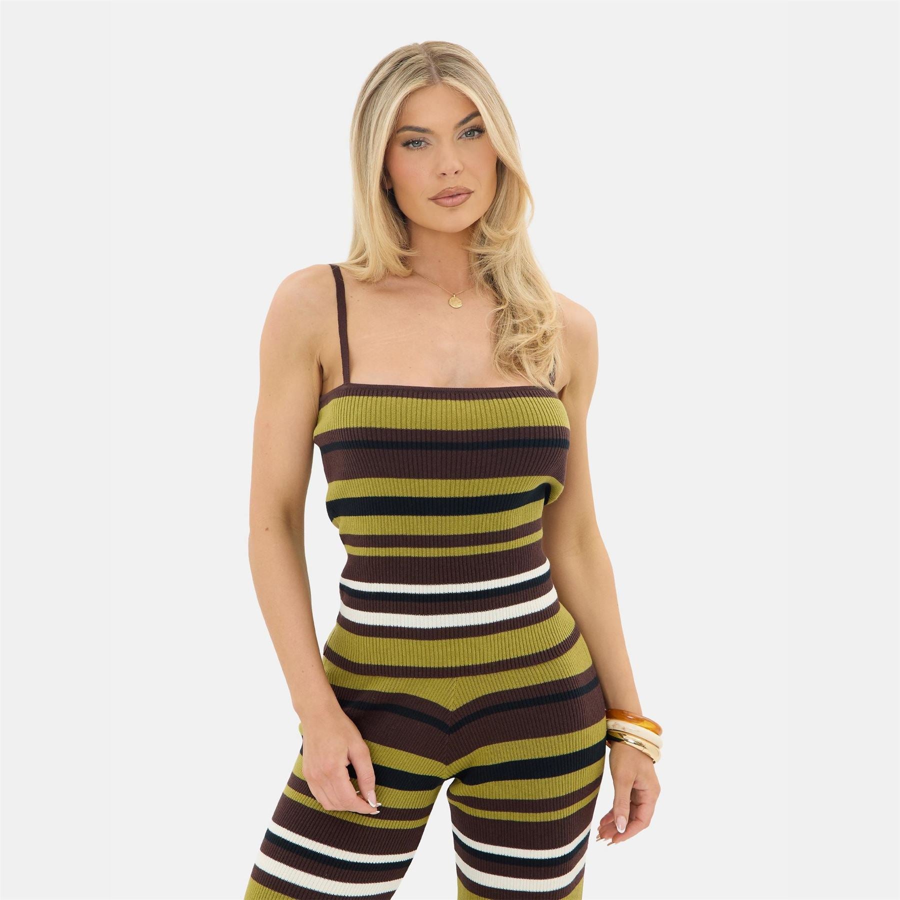 I Saw It First Slim Fit Spaghetti Strap Camisole Sweater