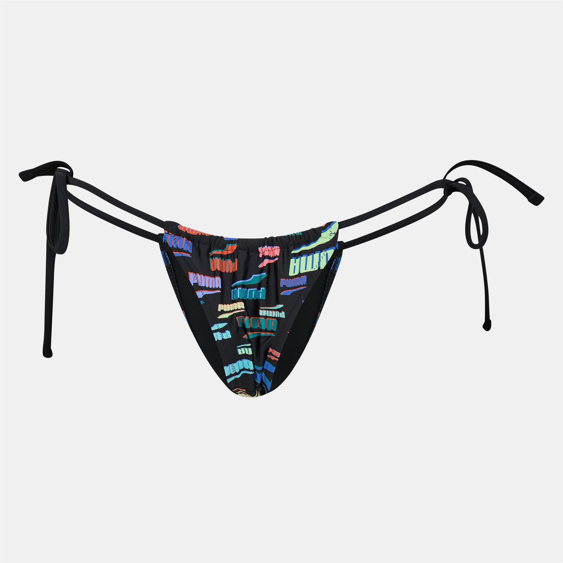 Puma Tie Tanga Bikini Bottom Graphic Print