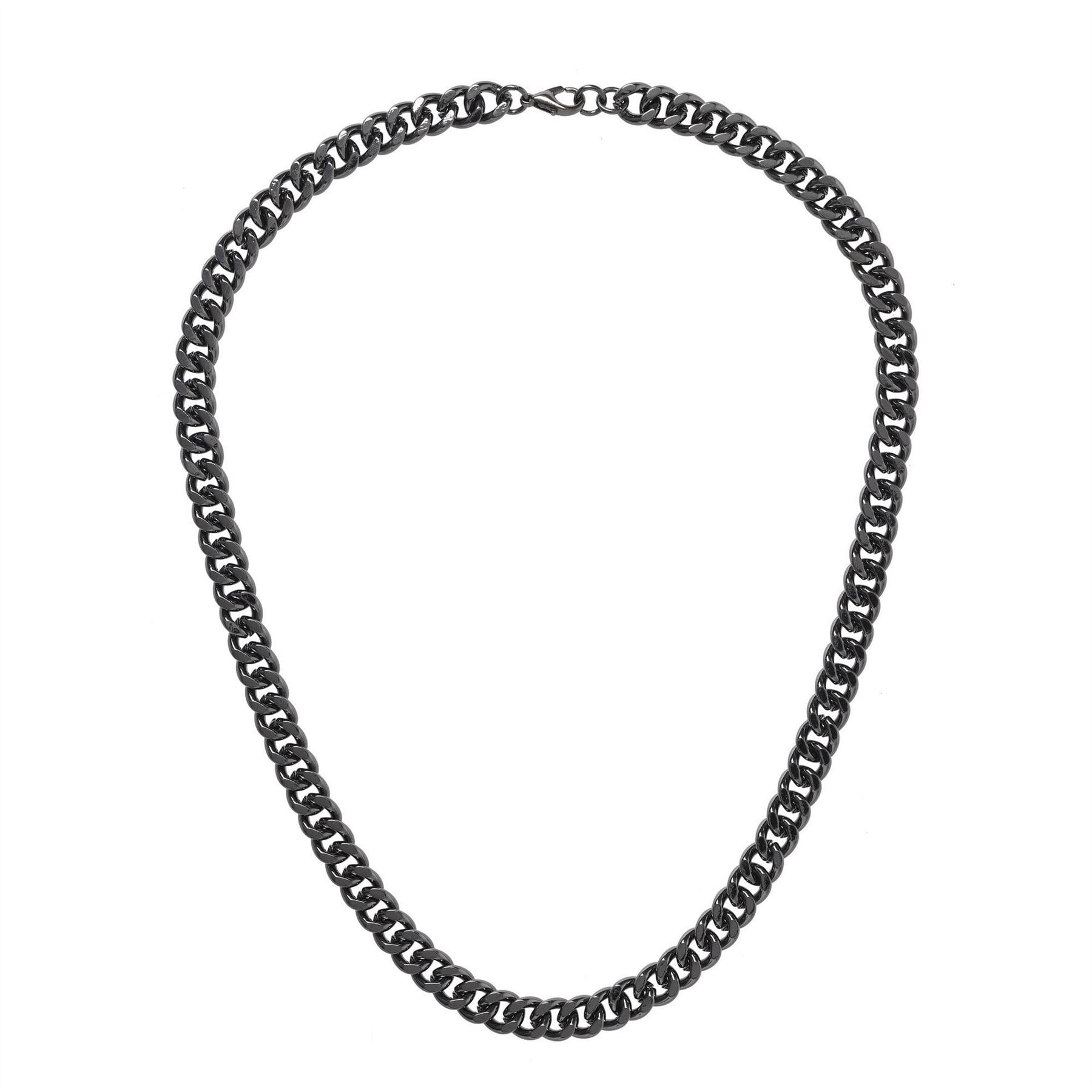 Fabric Curb Chain Necklace