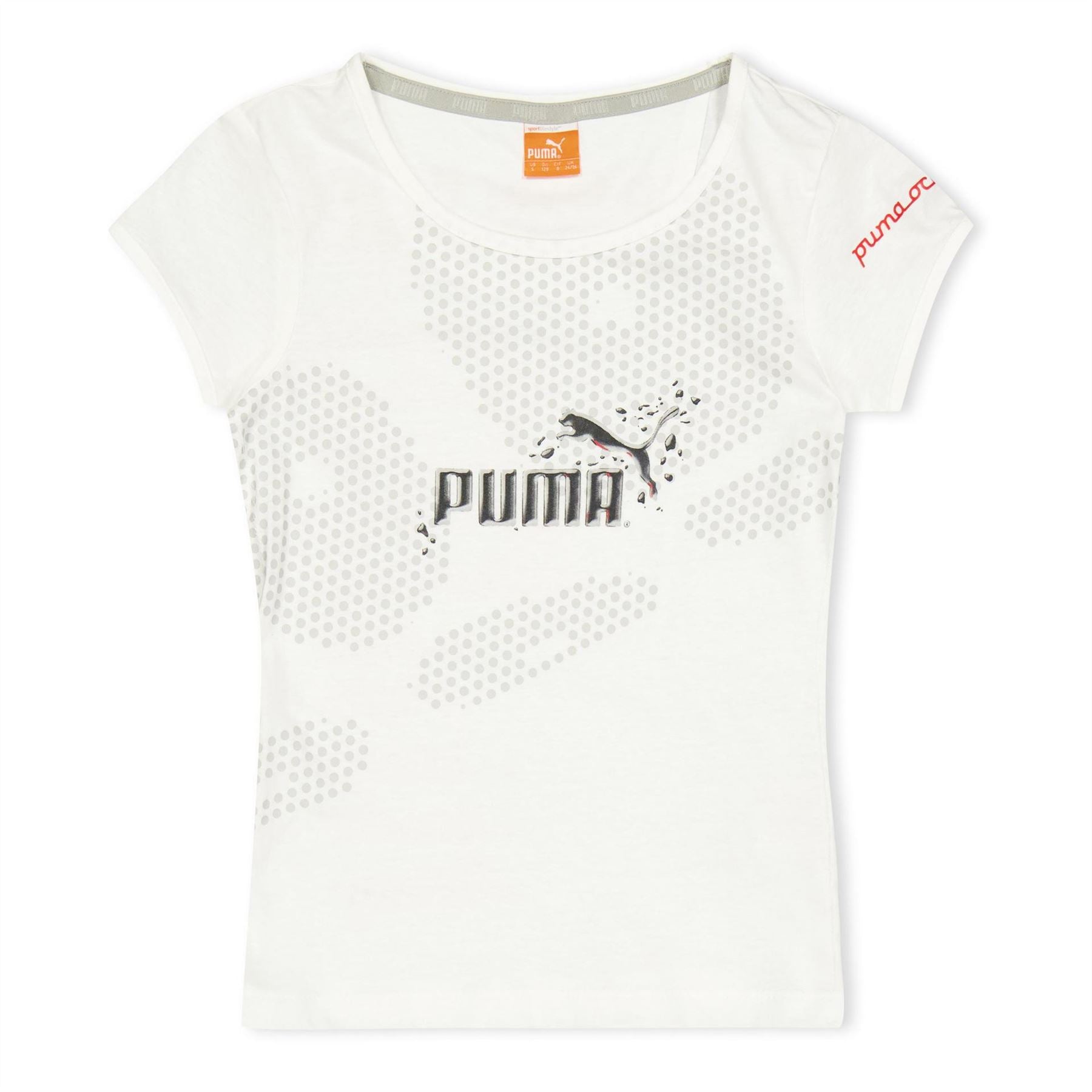 Puma Girls Por Replica Tee Juniors