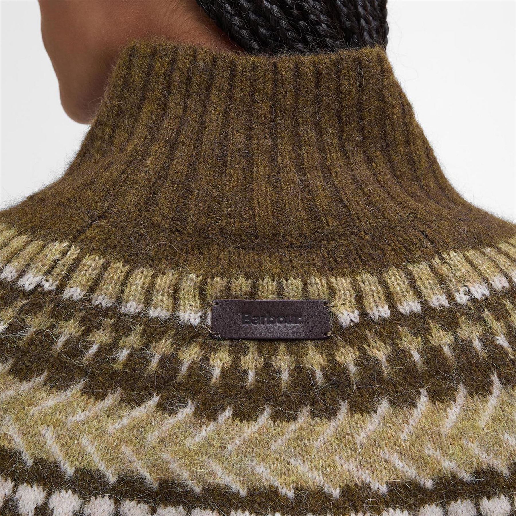 Barbour Fair Isle Roll Neck Jumper