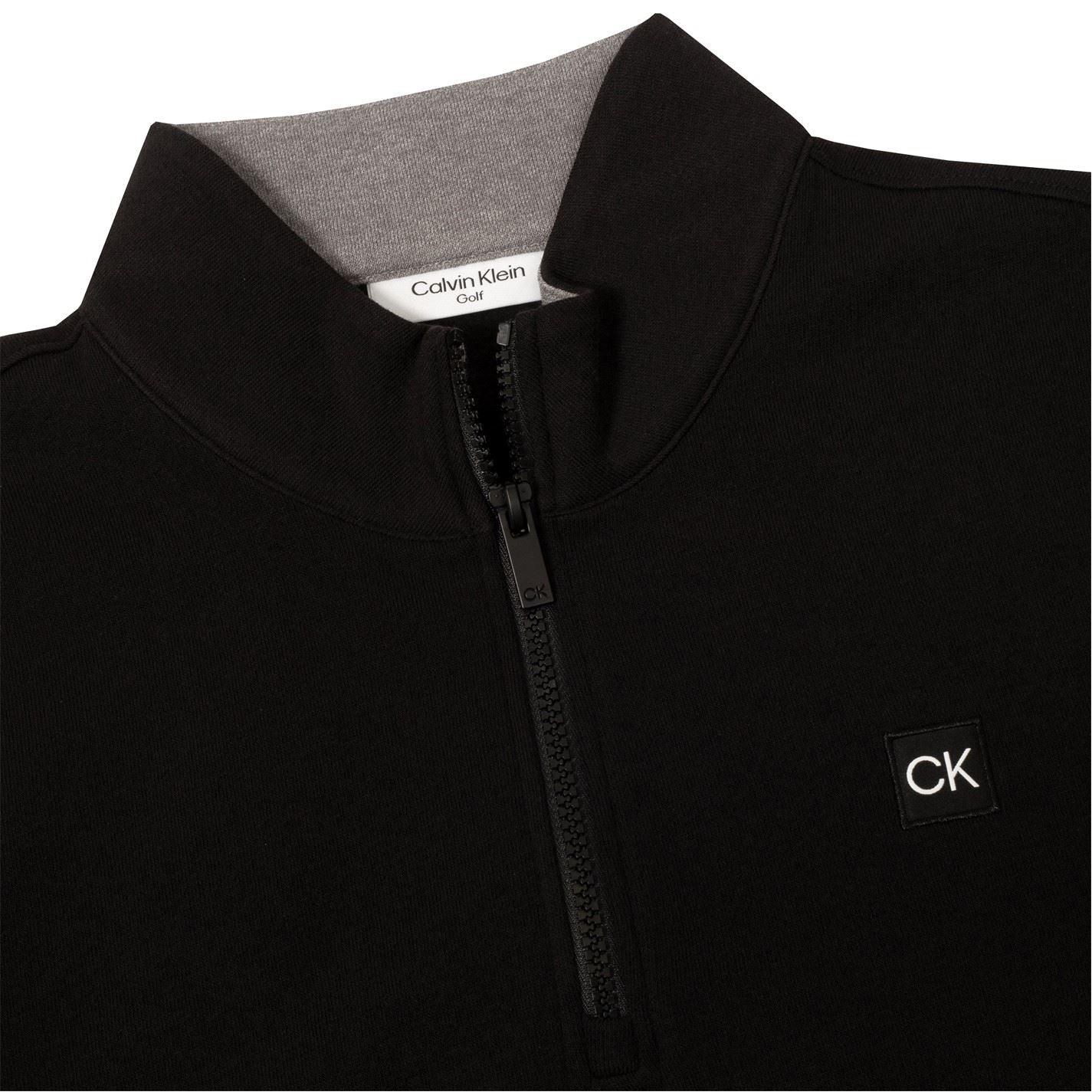 Calvin Klein Golf Funnel Neck Regular Fit Half-Zip Sweatshirt