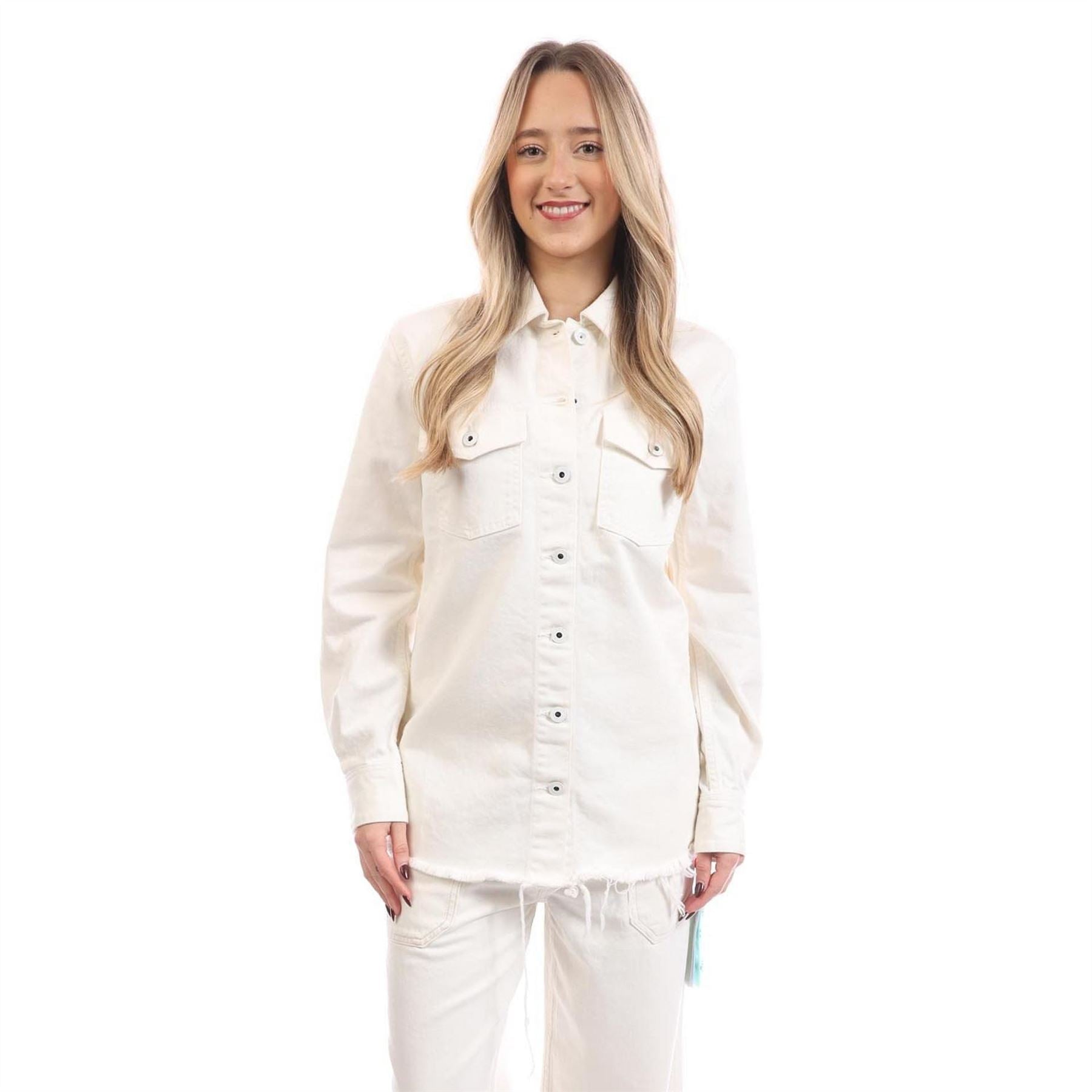 Off White Long Sleeve Shirt