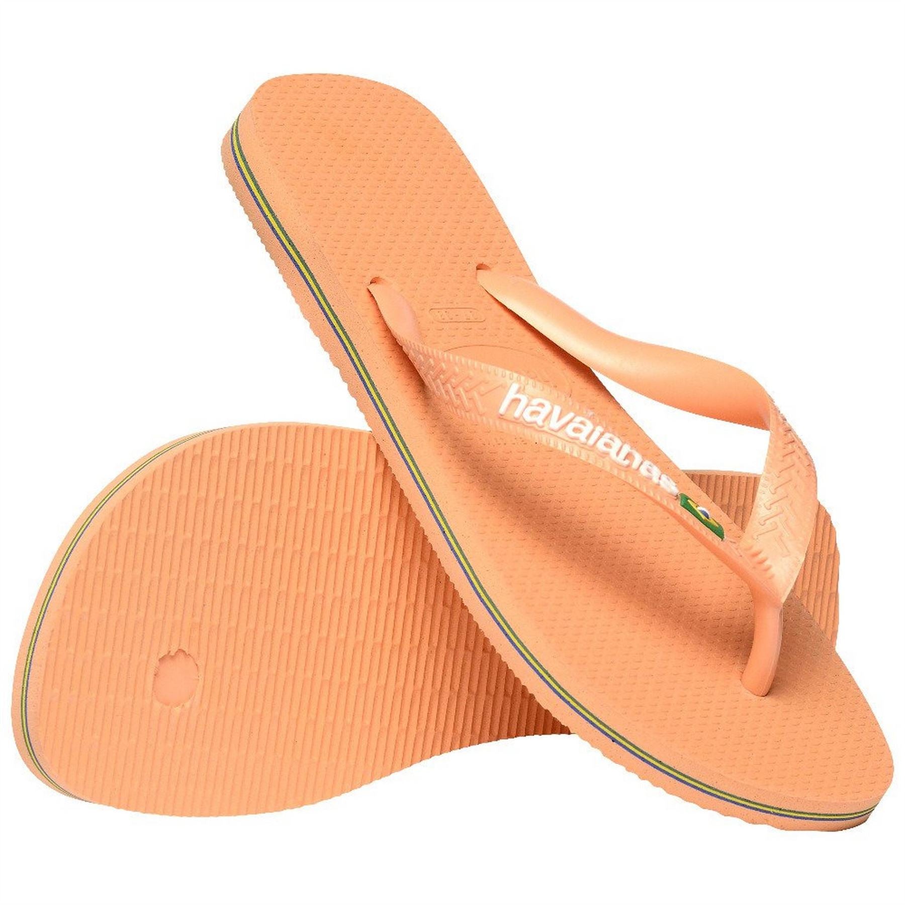Havaianas Mens Hav. Brasil Logo Ruby Red Ruby Red Flip Flops