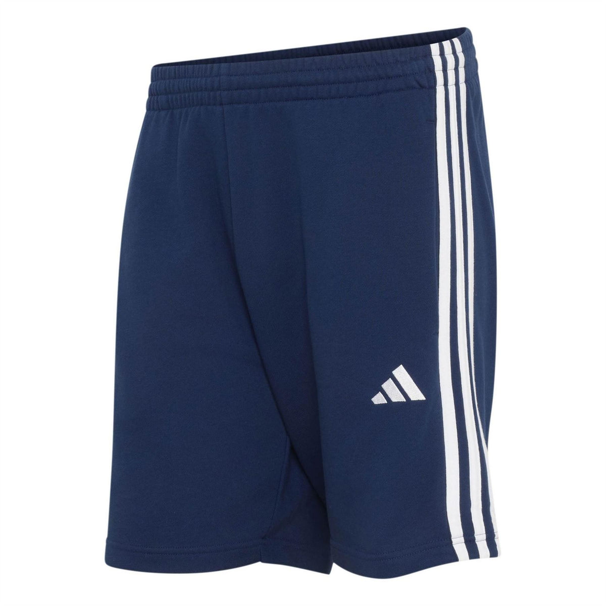 adidas Mens Essentials 3 Stripe Fleece Shorts
