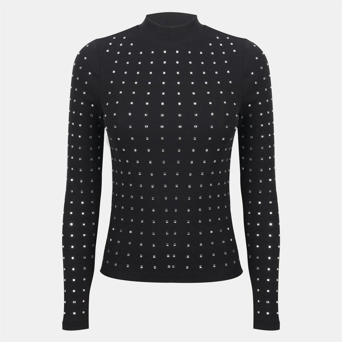 Biba Ribbed Long Sleeve Top