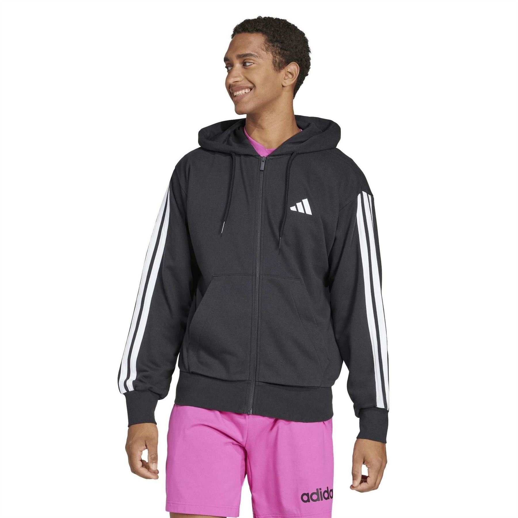 adidas M 3s Ft FulL-Zipullover Hoody