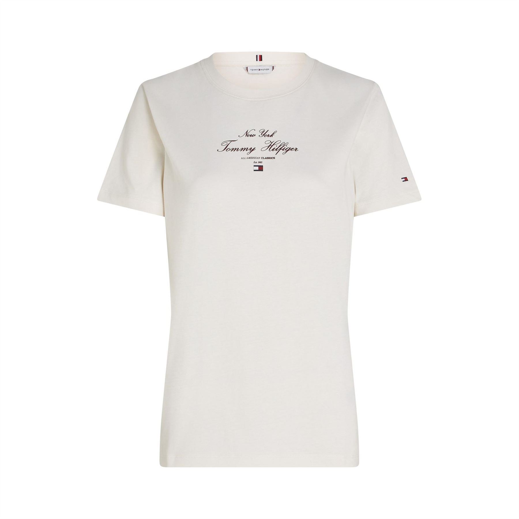 Tommy Hilfiger Script Short Sleeve Regular Fit T-Shirt