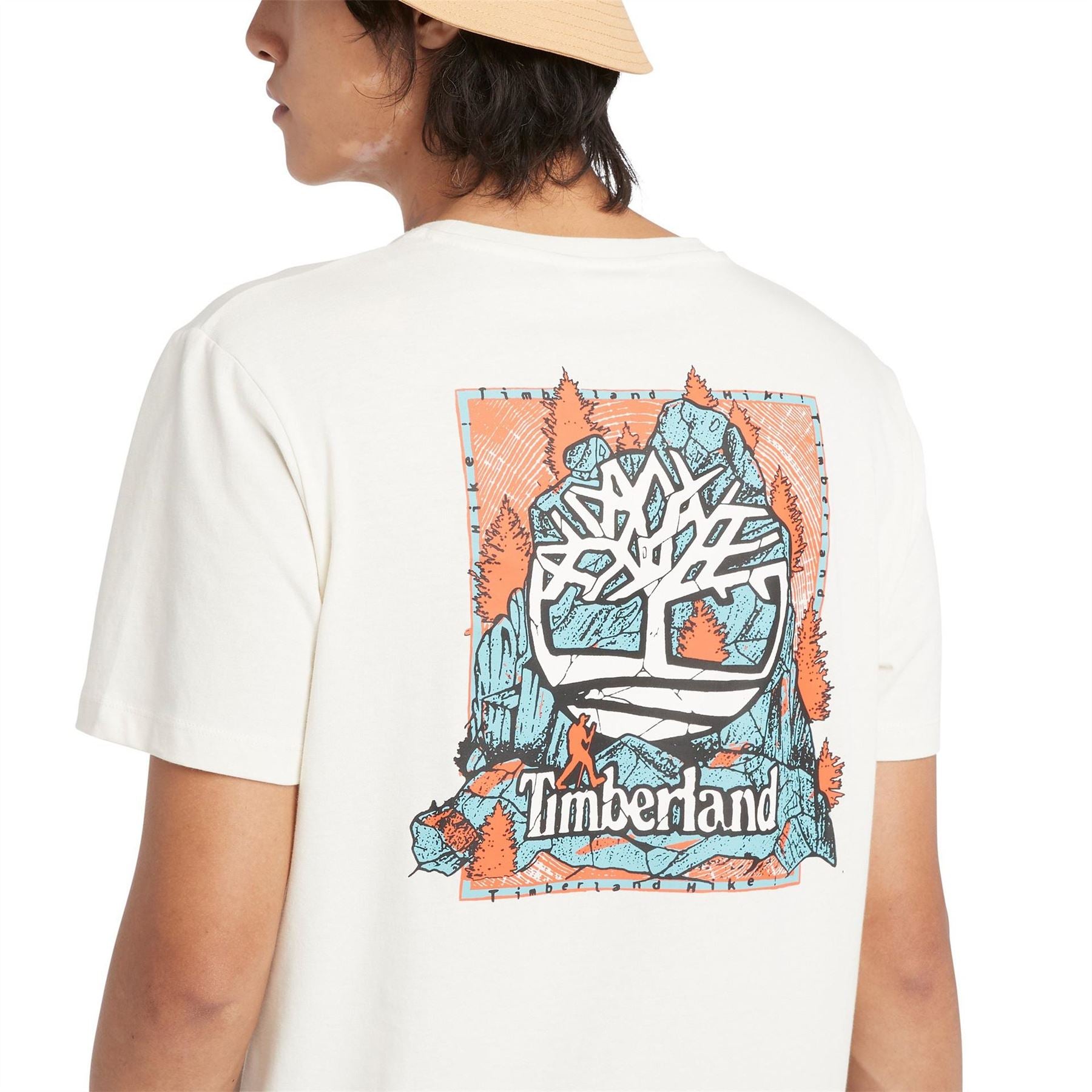 Timberland Timberland Logo Text Graphic Regular Fit T-Shirt