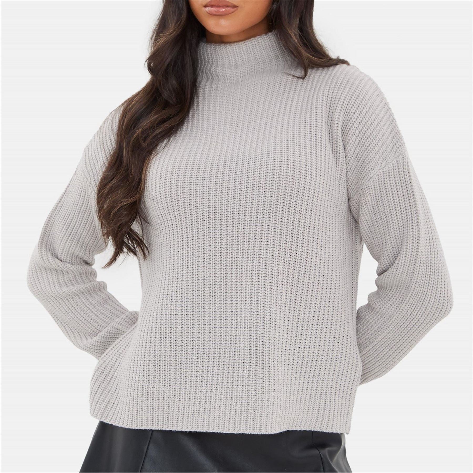 I Saw It First Neck Knit Jumper