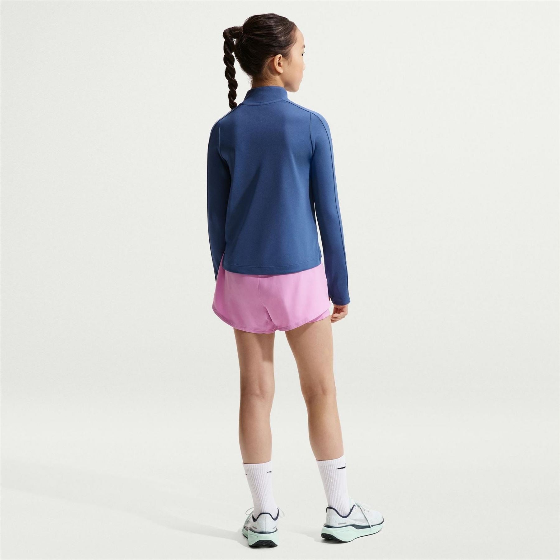 Nike Older Girls Dri Fit Long Sleeve Half Zip