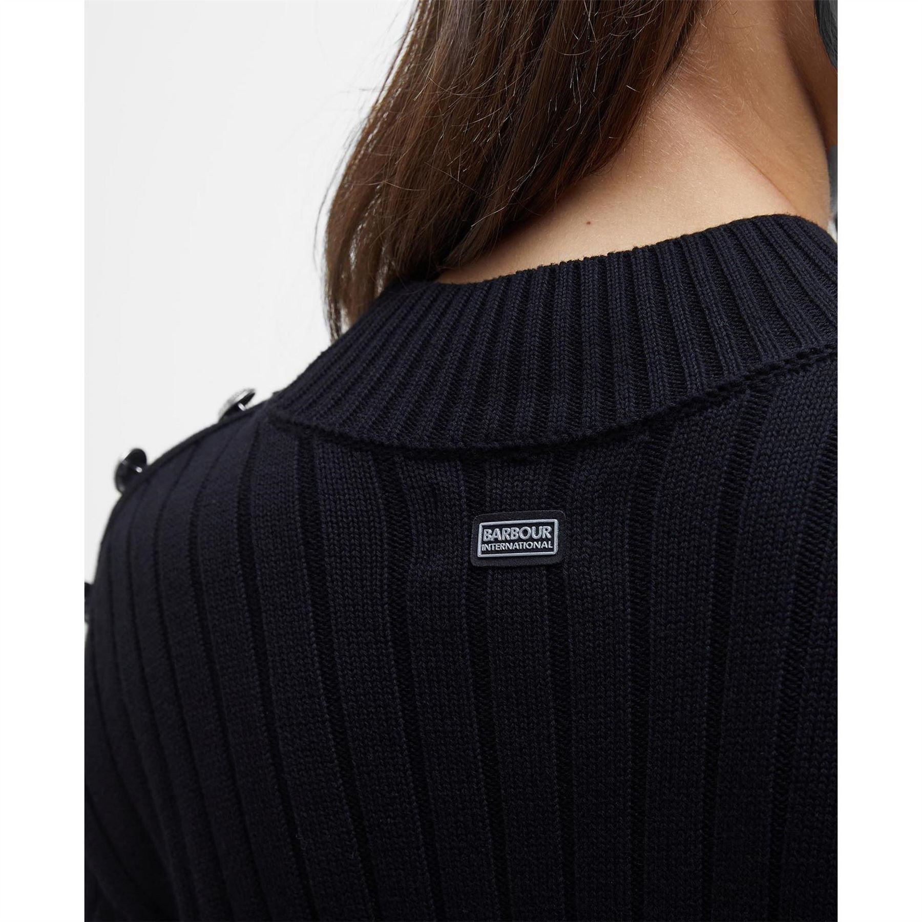Barbour International Cropped Jumper