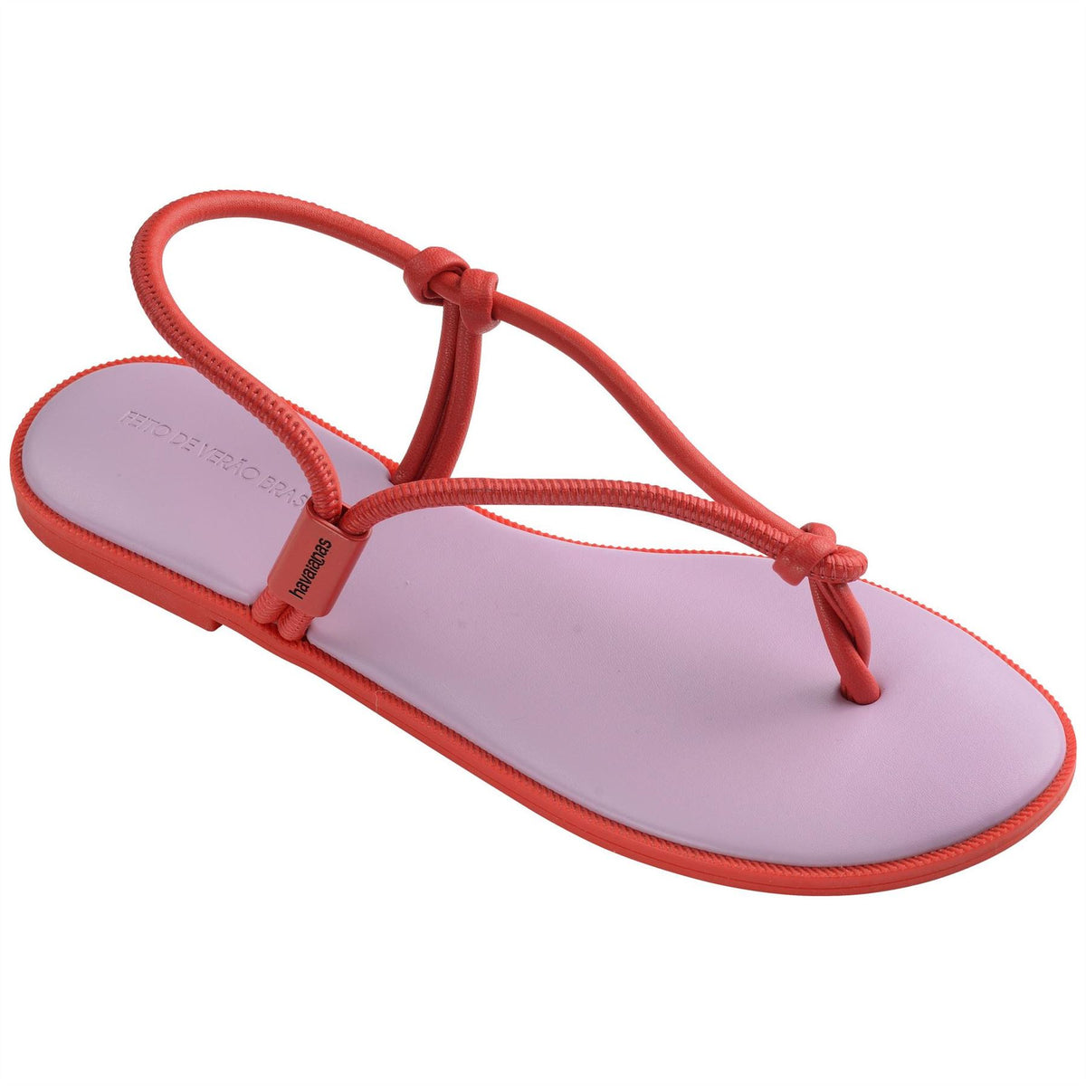 Havaianas Una Solid Patterned Toe Post Flat Sandals