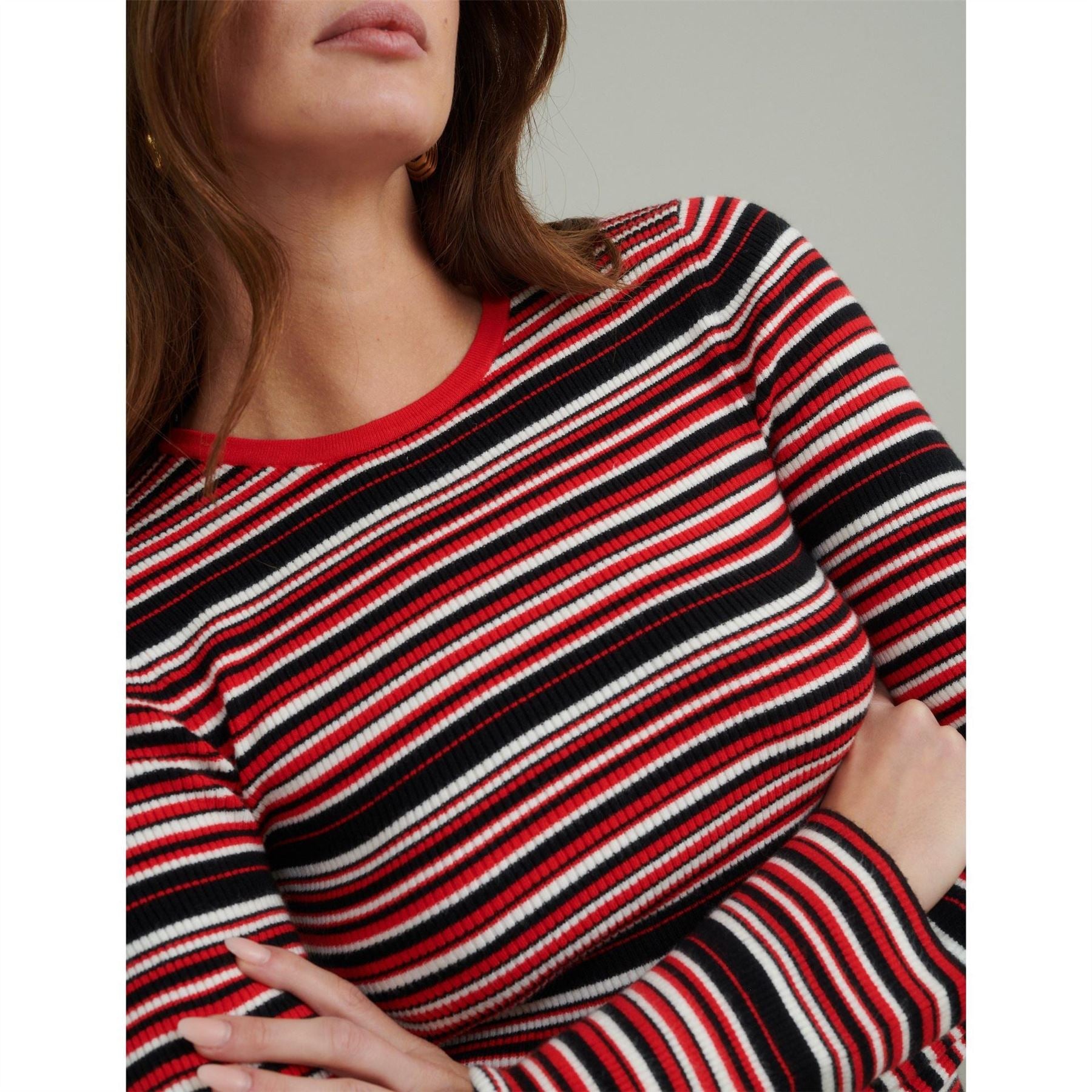 Nobodys Child Slim Fit Crew Neck Long Sleeve Sweater
