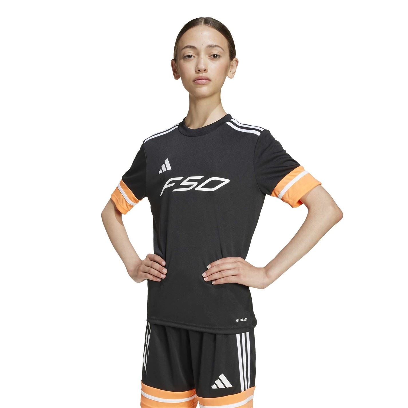adidas F50 Short Sleeve Training Shirt Juniors