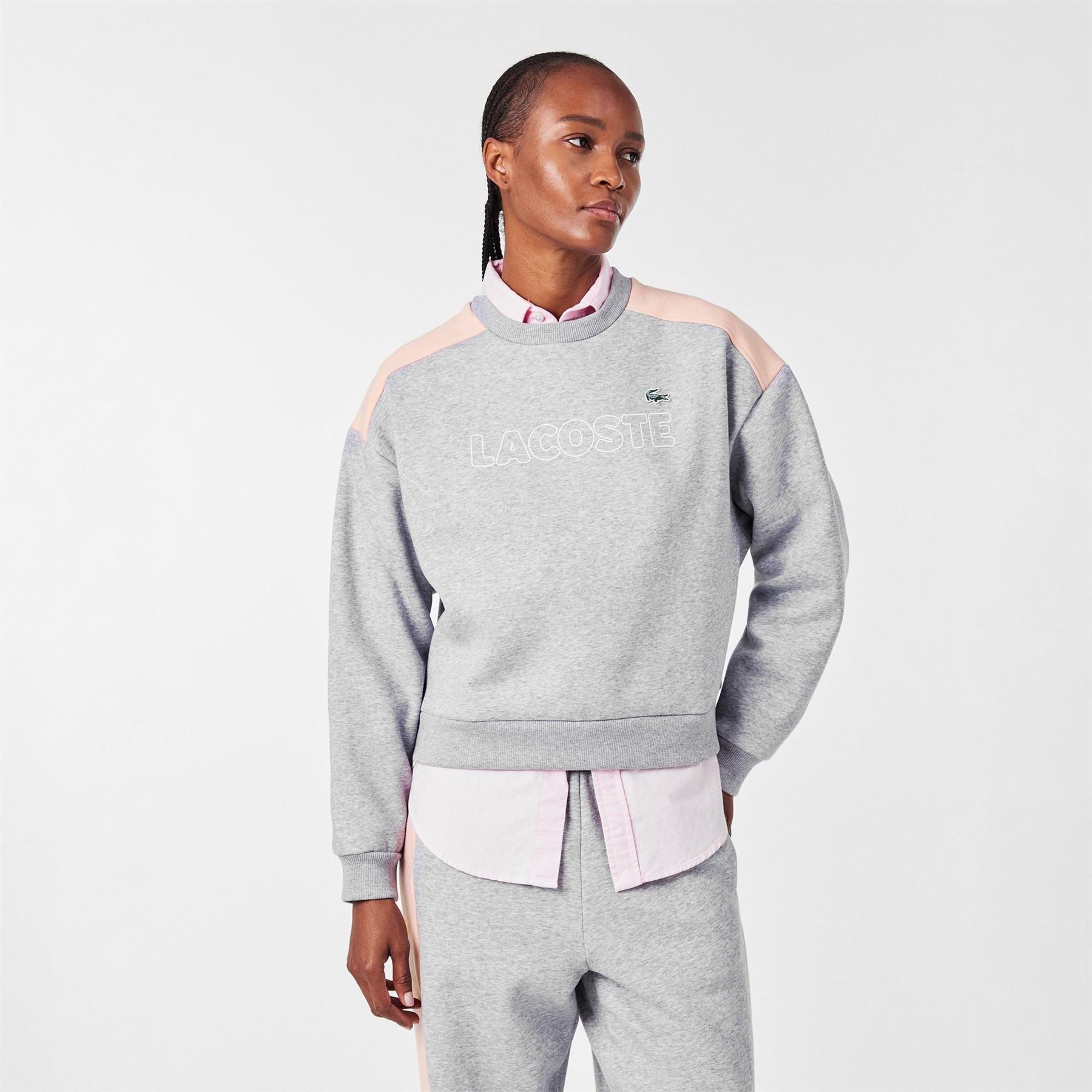 Lacoste Crew Neck Relaxed Fit Sweatshirt