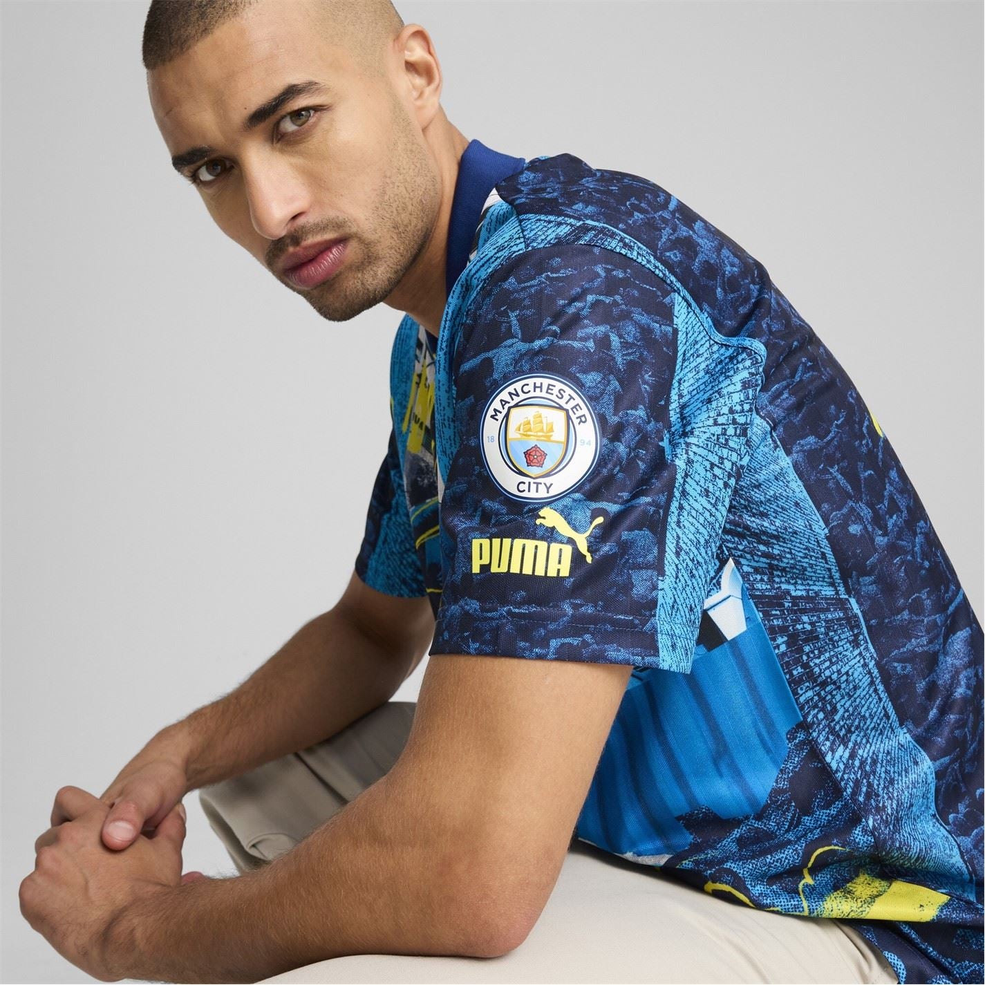 Puma Manchester City Ftblnrgy+ Retro Shirt Adults